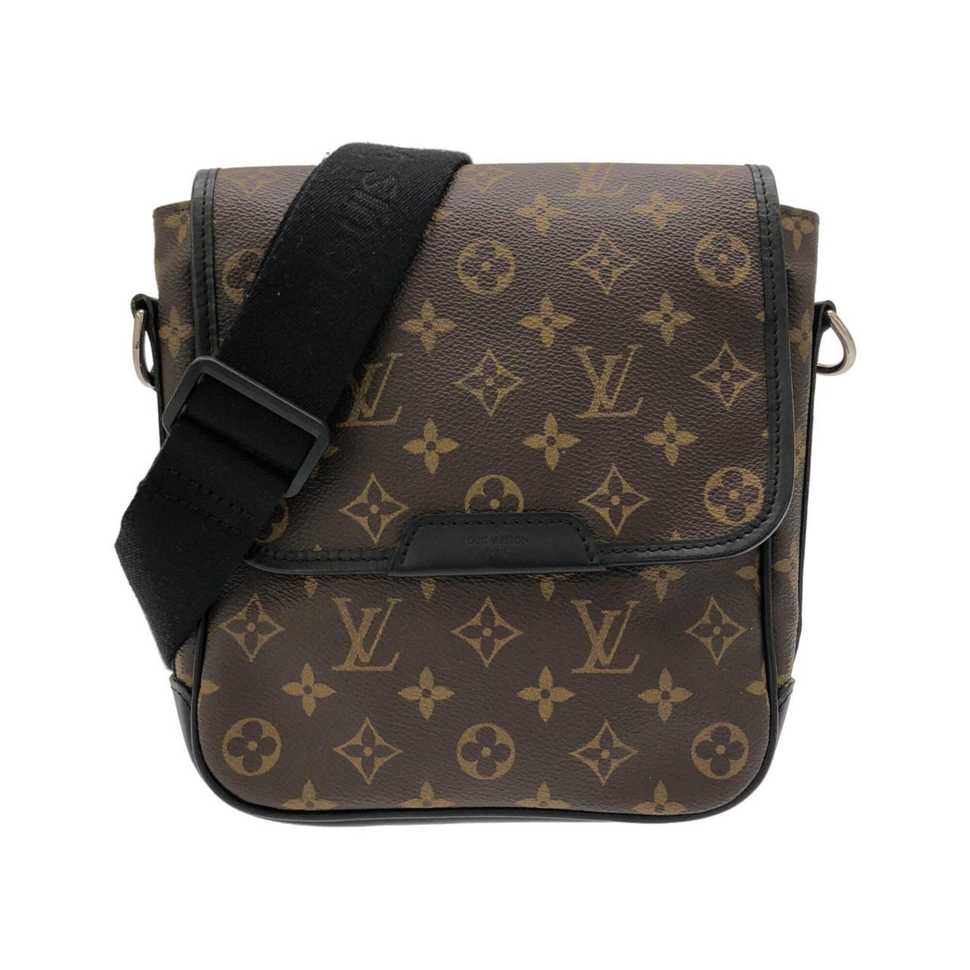 Louis Vuitton Marron Coated Canvas Shoulder Bag (Pre-Owned)