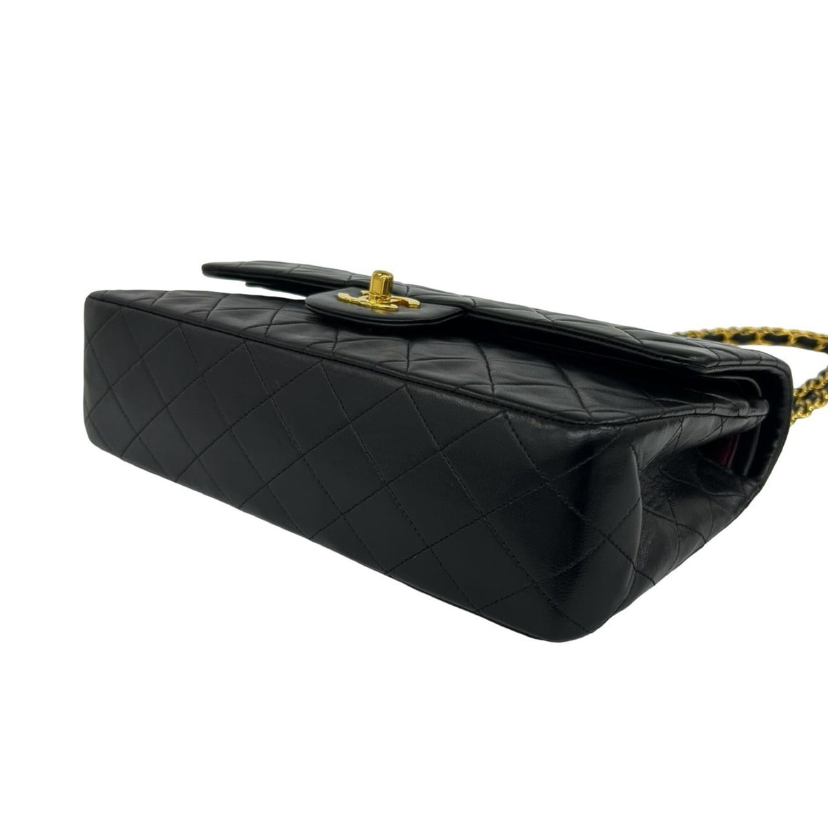 Chanel Black Leather Shoulder Bag (Pre-Owned)