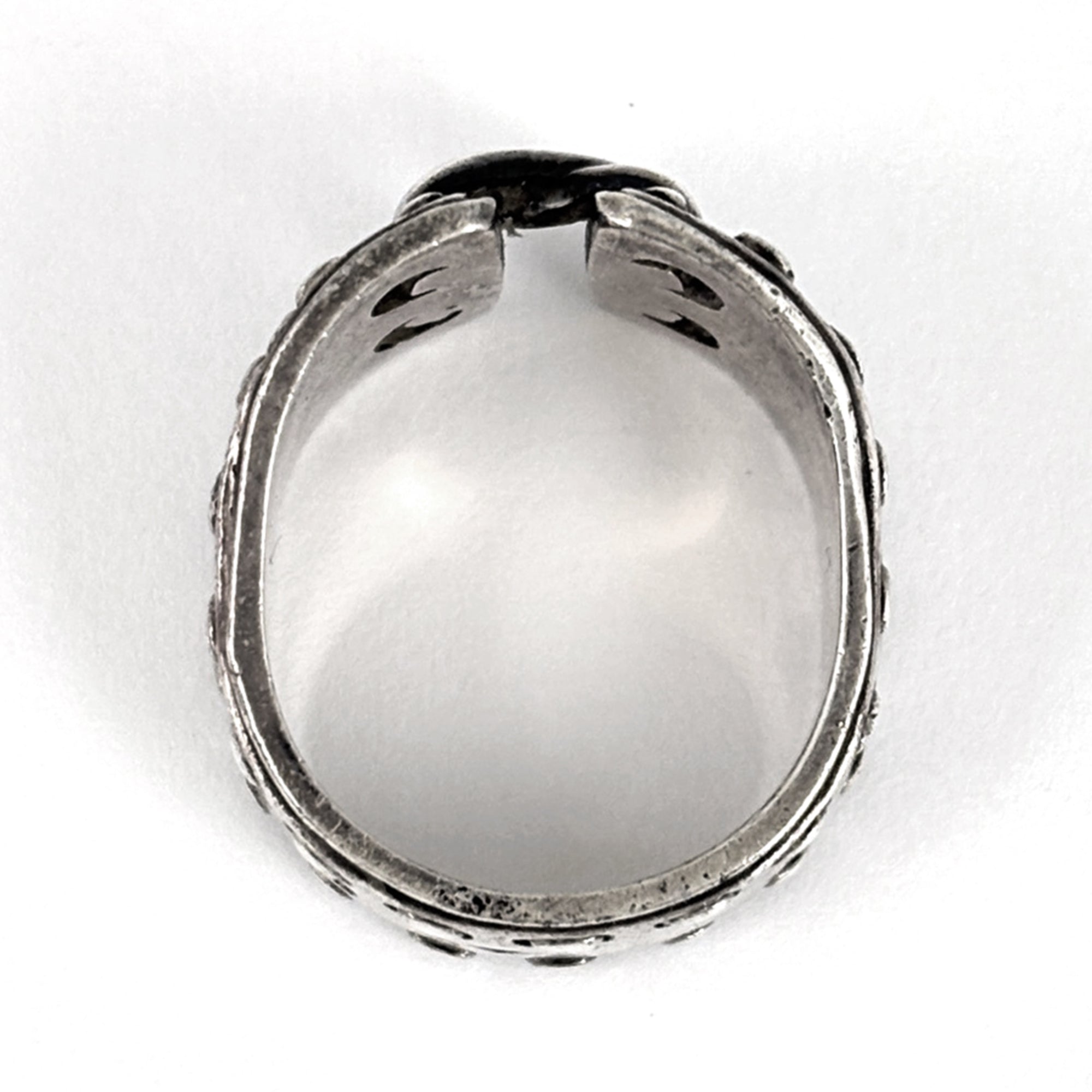 Hermes Silver Silver 925 Band Ring (Pre-Owned)