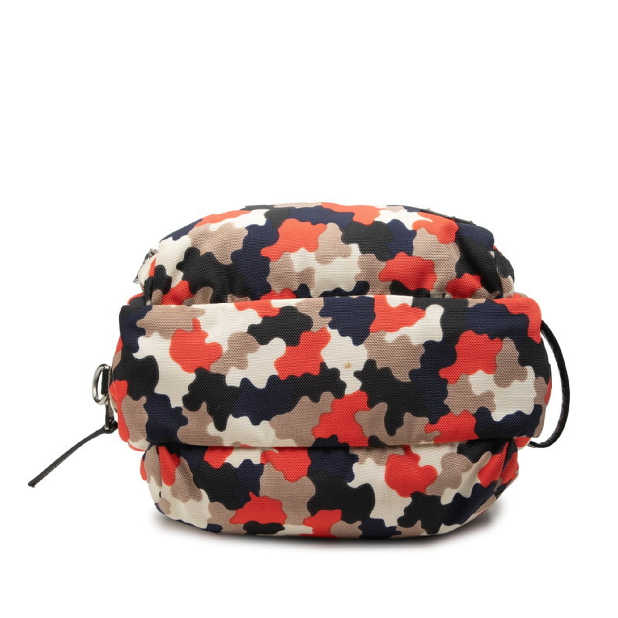 Prada Multi-Color Canvas Handbag Shoulder Bag (Pre-Owned)