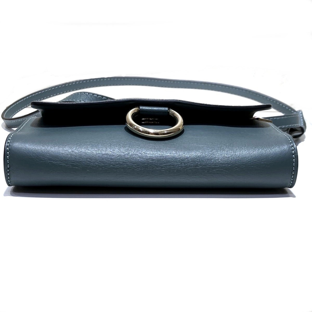 Chloé Blue Suede Leather Crossbody Bag Shoulder Bag (Pre-Owned)