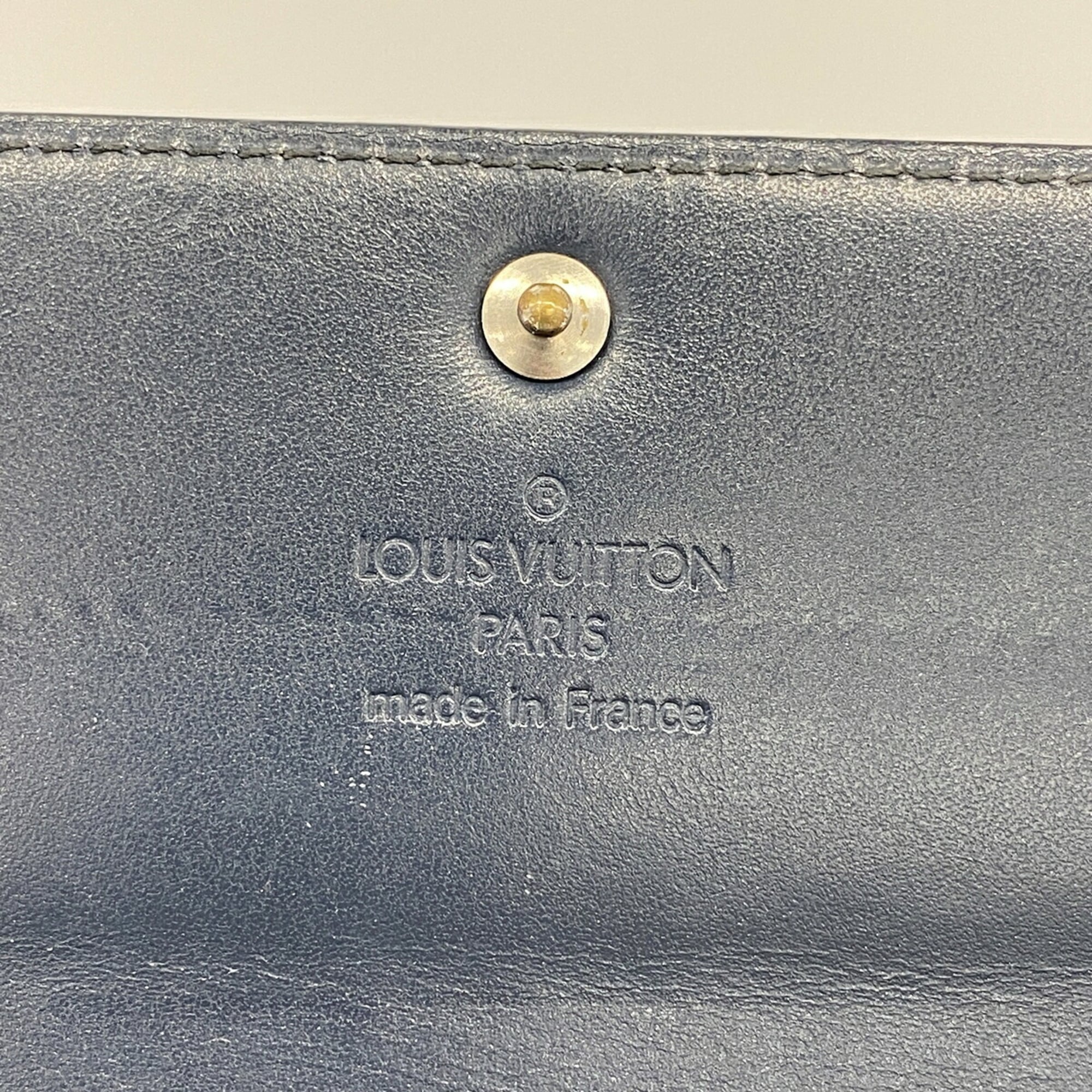 Louis Vuitton Blue Long Wallet (Bi-Fold) (Pre-Owned)
