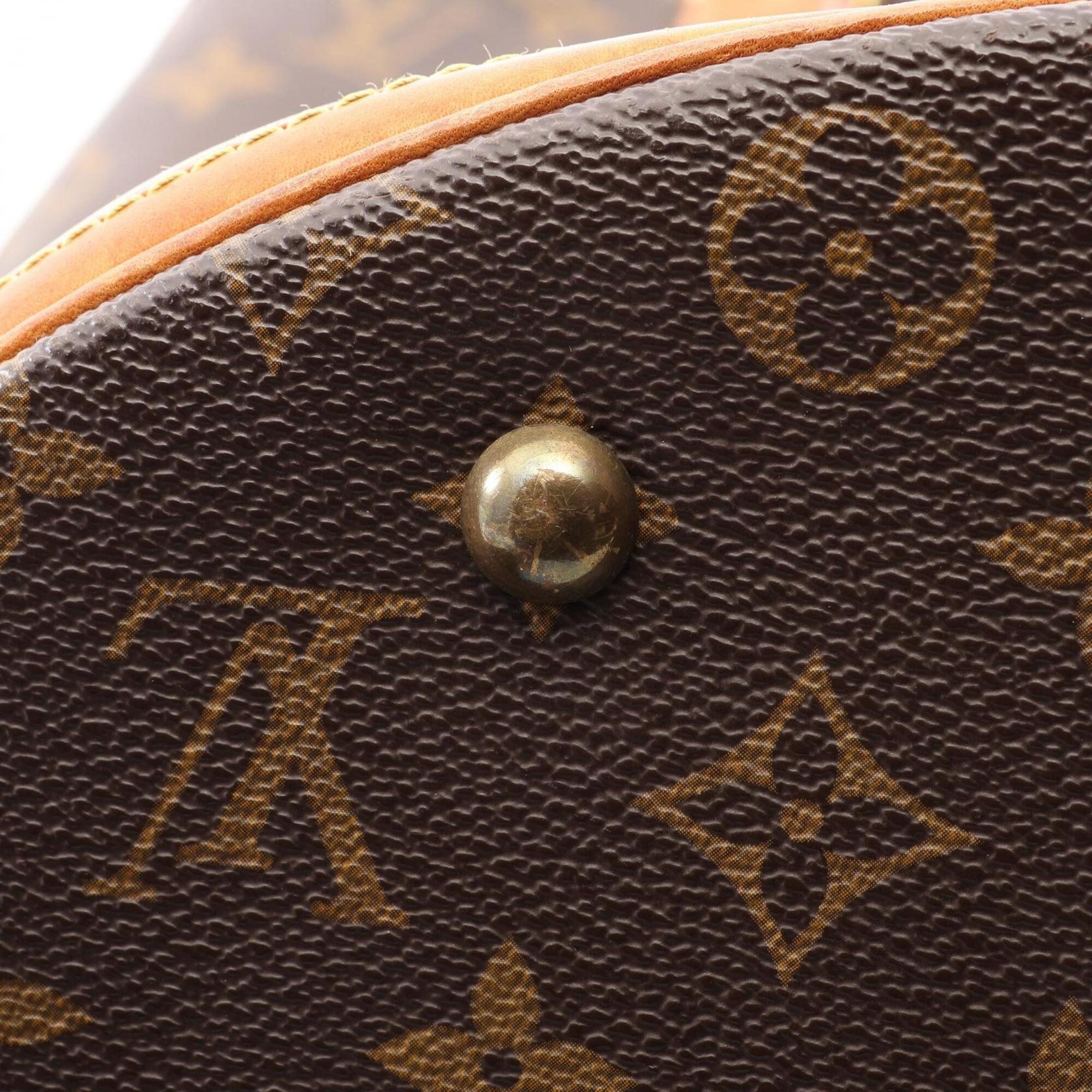 Louis Vuitton Monogram Brown Coated Canvas Leather Shoulder Bag (Pre-Owned)