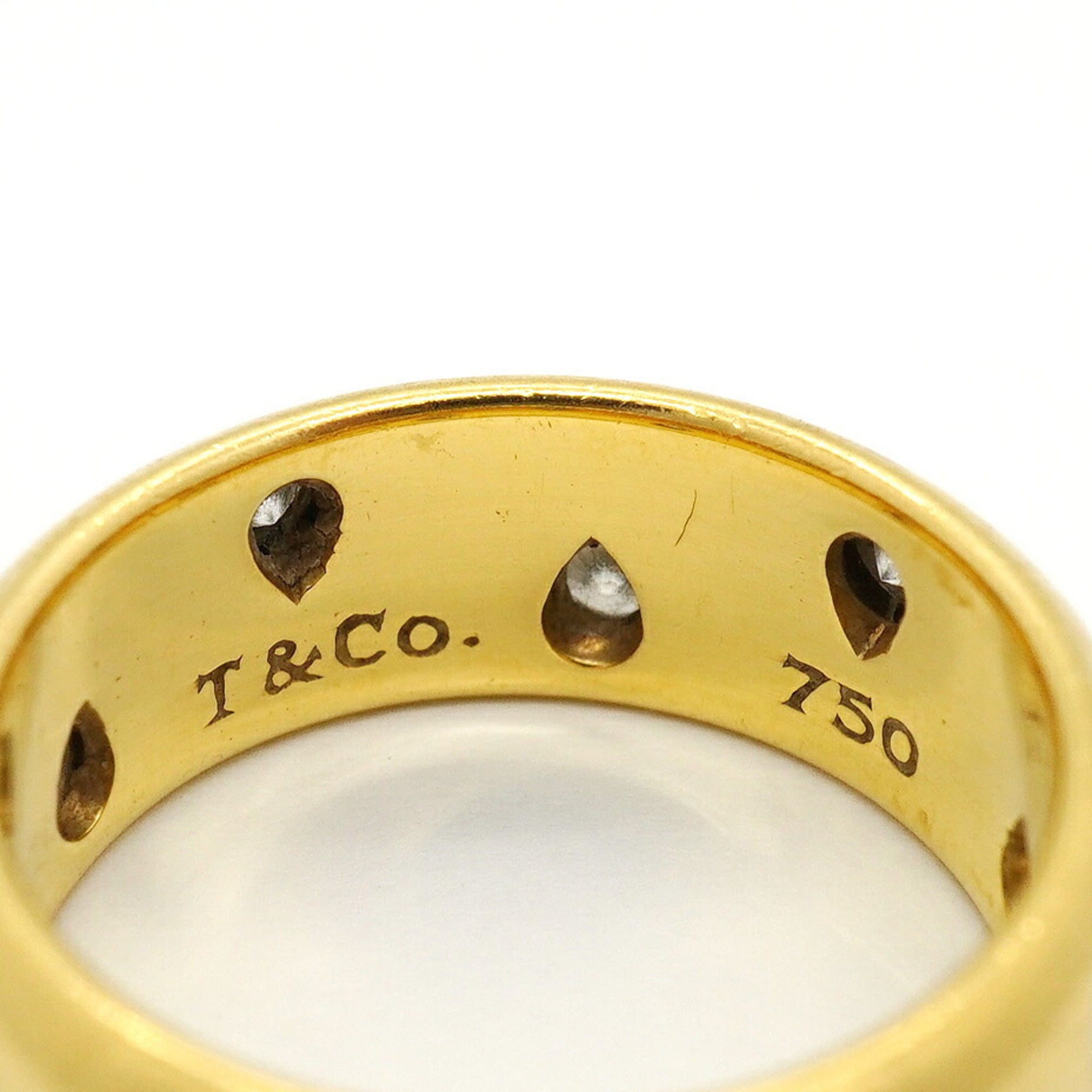 Tiffany Yellow Gold (18K) Platinum 950 Band Ring (Pre-Owned)