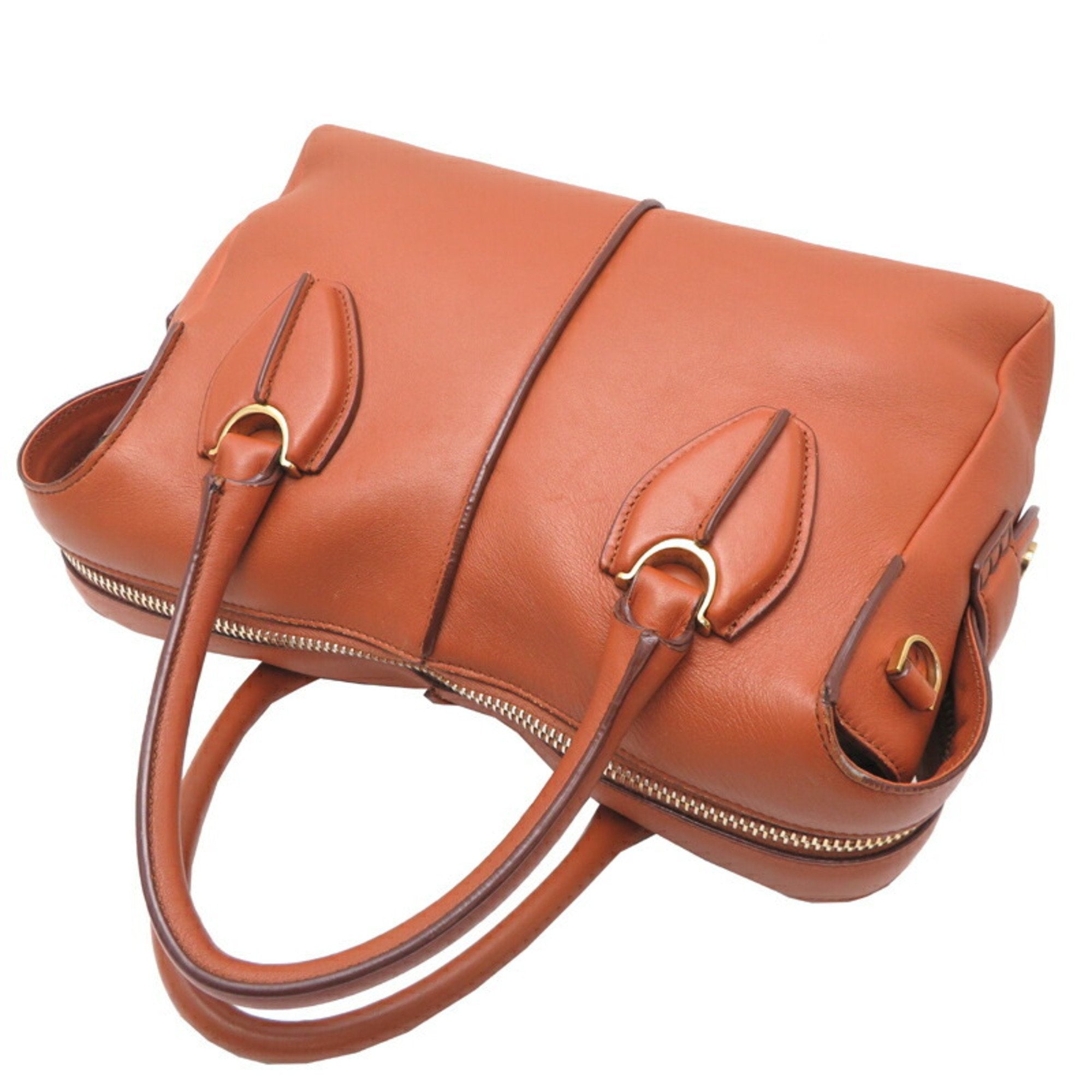 Tod's Brown Leather Handbag (Pre-Owned)