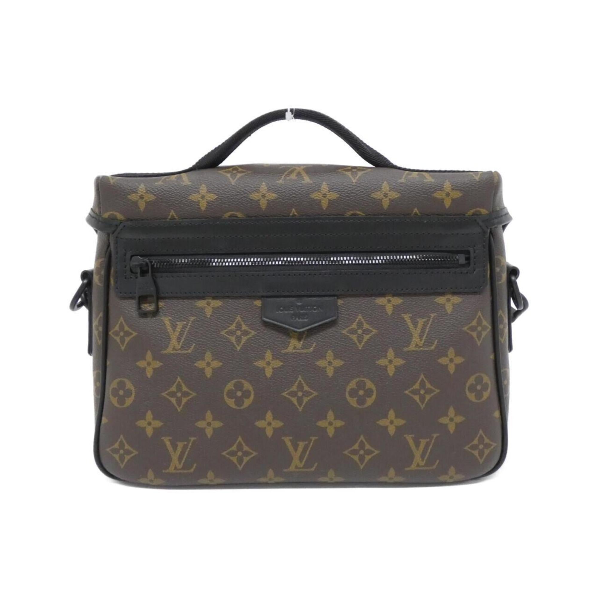 Louis Vuitton Monogram Macassar Marron Coated Canvas Shoulder Bag (Pre-Owned)