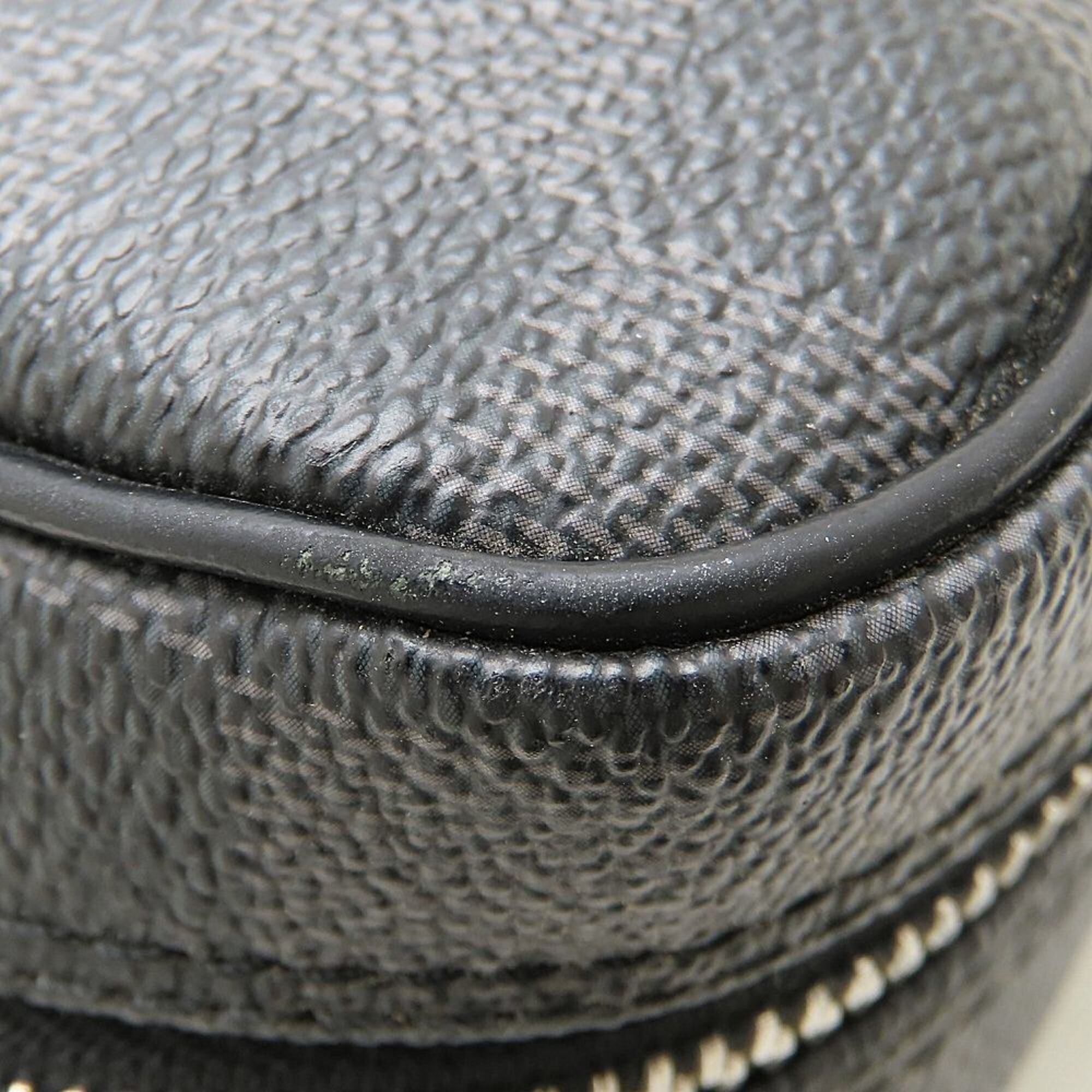 Louis Vuitton Black Gray Damier Canvas Shoulder Bag (Pre-Owned)