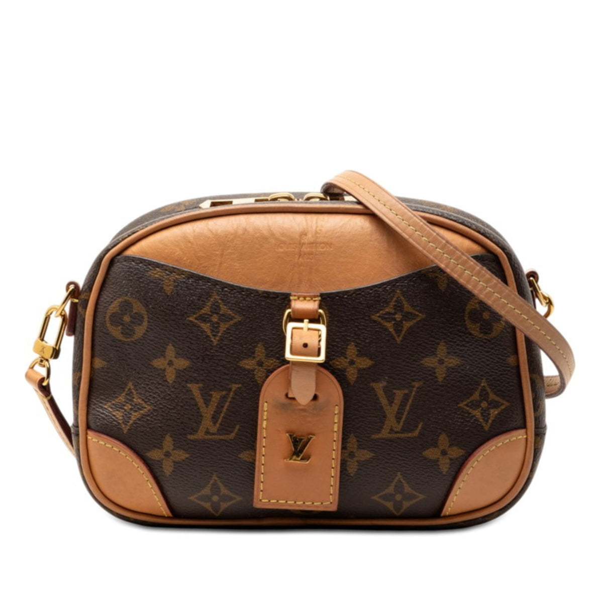 Louis Vuitton Brown Monogram Pvc Leather Pochette Shoulder Bag (Pre-Owned)