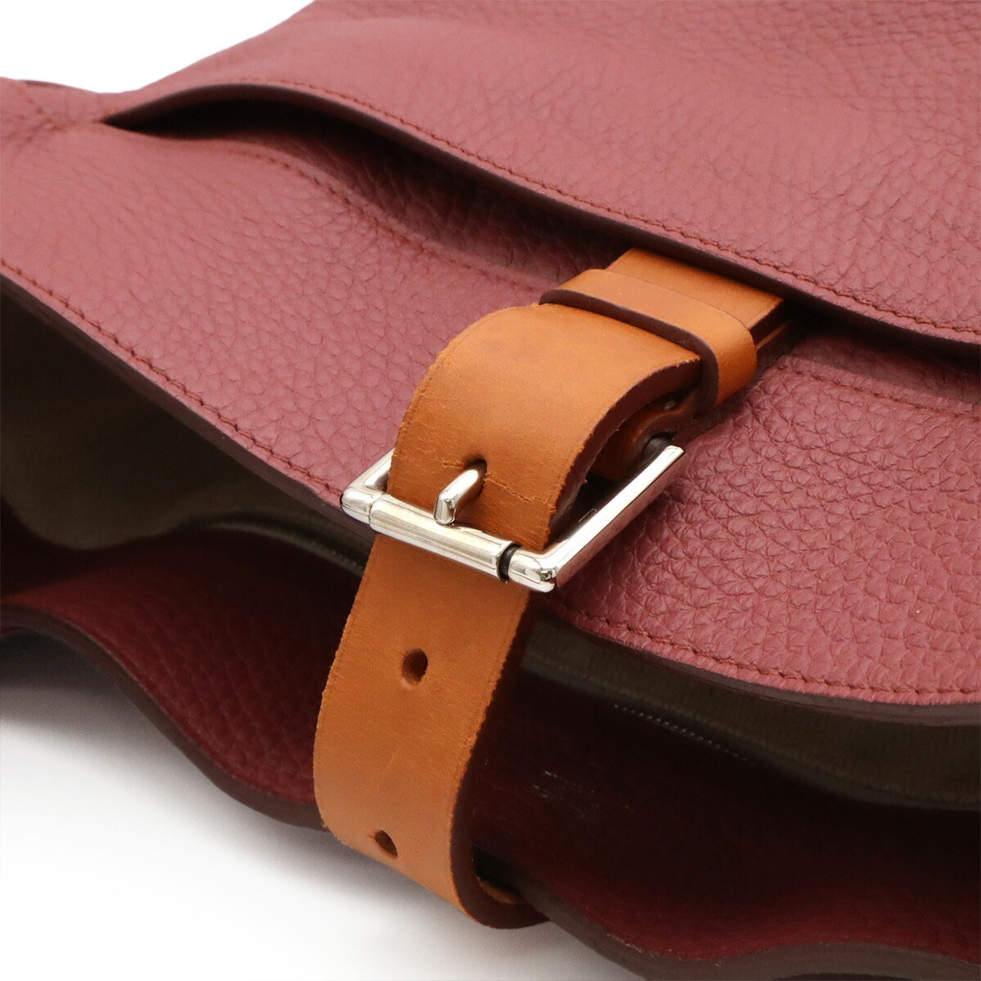 Hermes Marwari Pink Taurillon Clemence Leather Shoulder Bag (Pre-Owned)