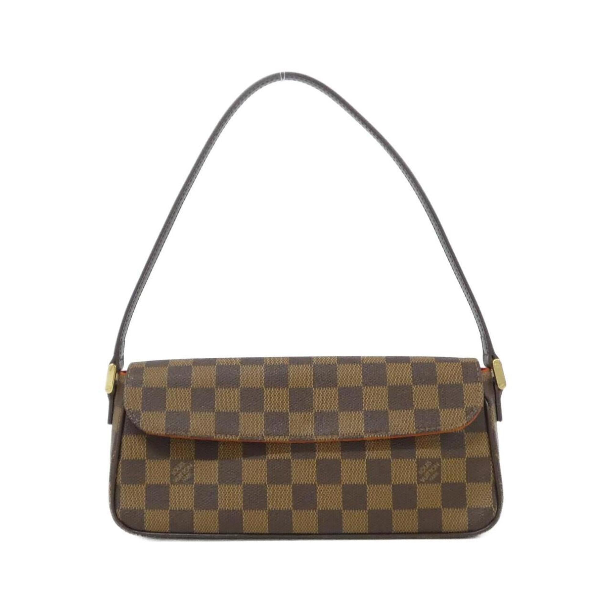 Louis Vuitton Brown Coated Canvas Shoulder Bag (Pre-Owned)