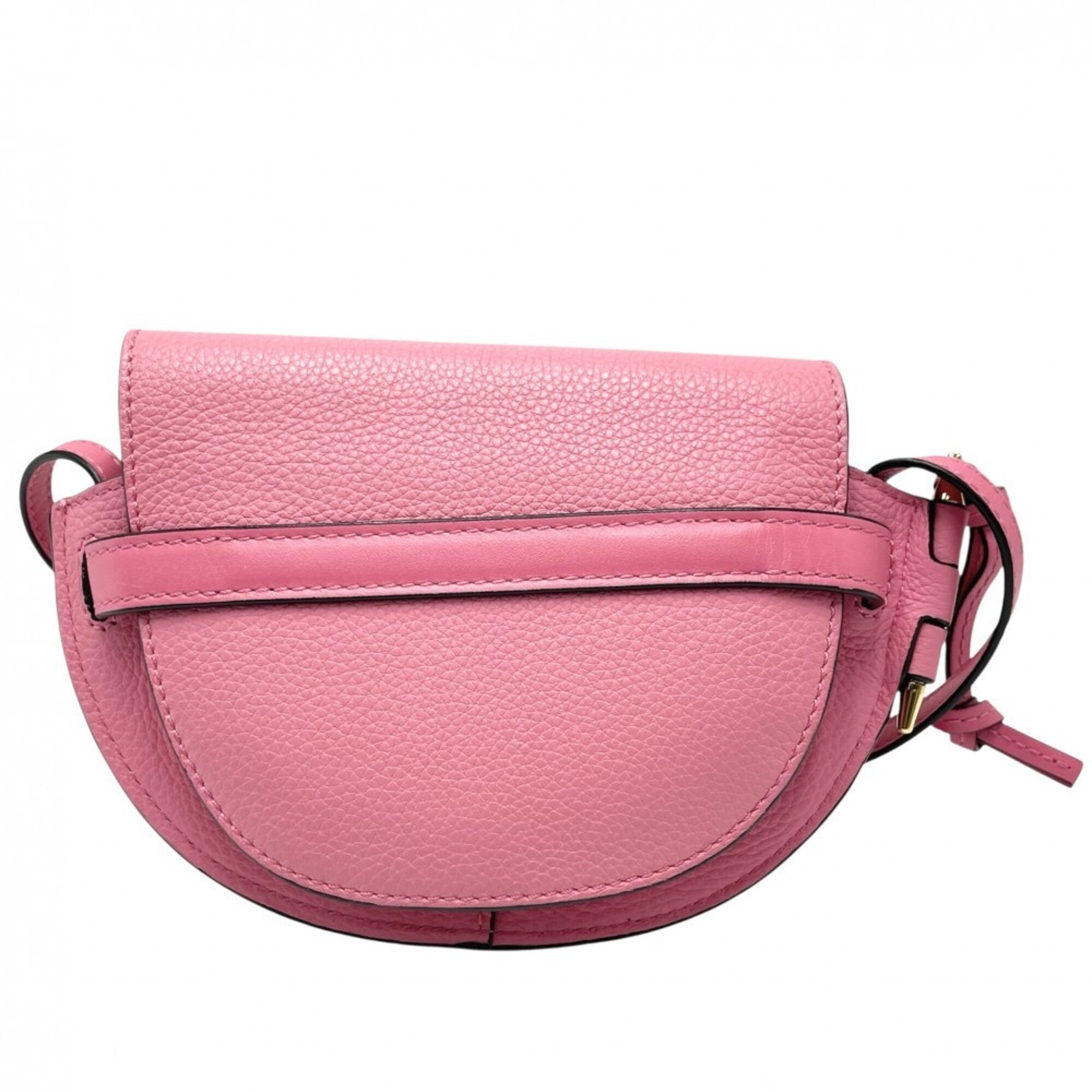 Loewe Pink Leather Shoulder Bag (Pre-Owned)