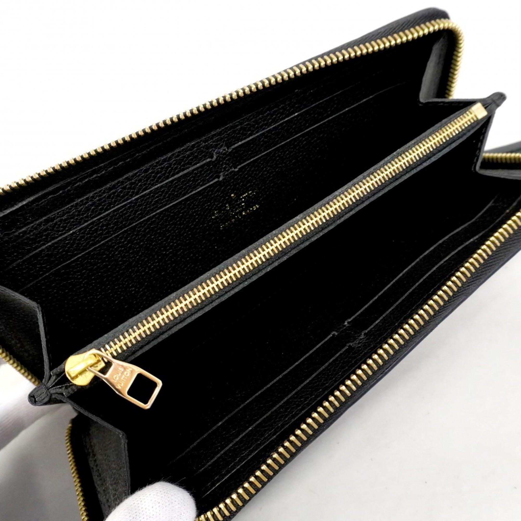 Louis Vuitton Noir Long Wallet (Bi-Fold) (Pre-Owned)