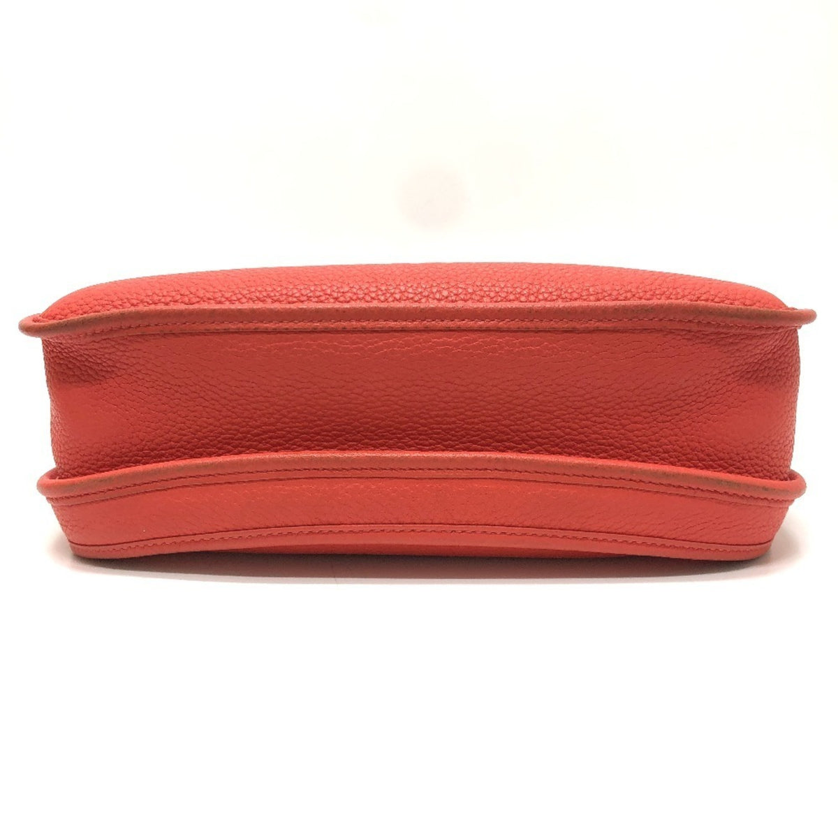 Hermes Red Color Taurillon Clemence Leather Shoulder Bag (Pre-Owned)