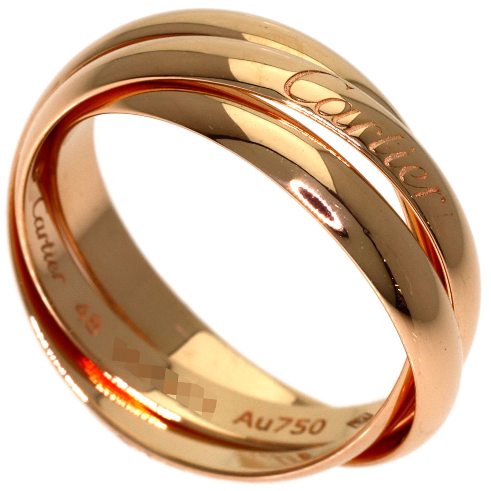 Cartier Pink Gold (18K) Band Ring (Pre-Owned)