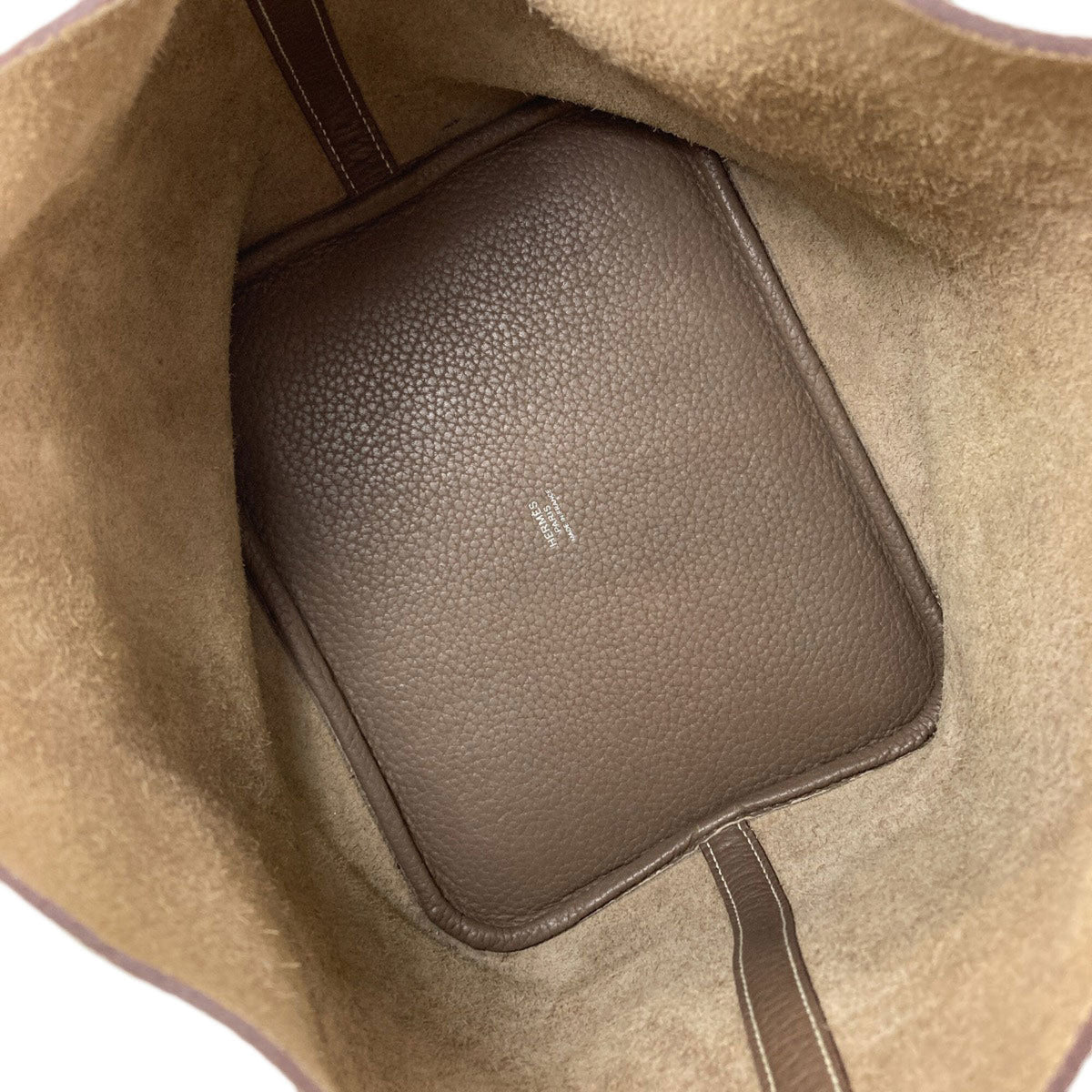 Hermes Picotin Etoupe Gray Handbag (Pre-Owned)