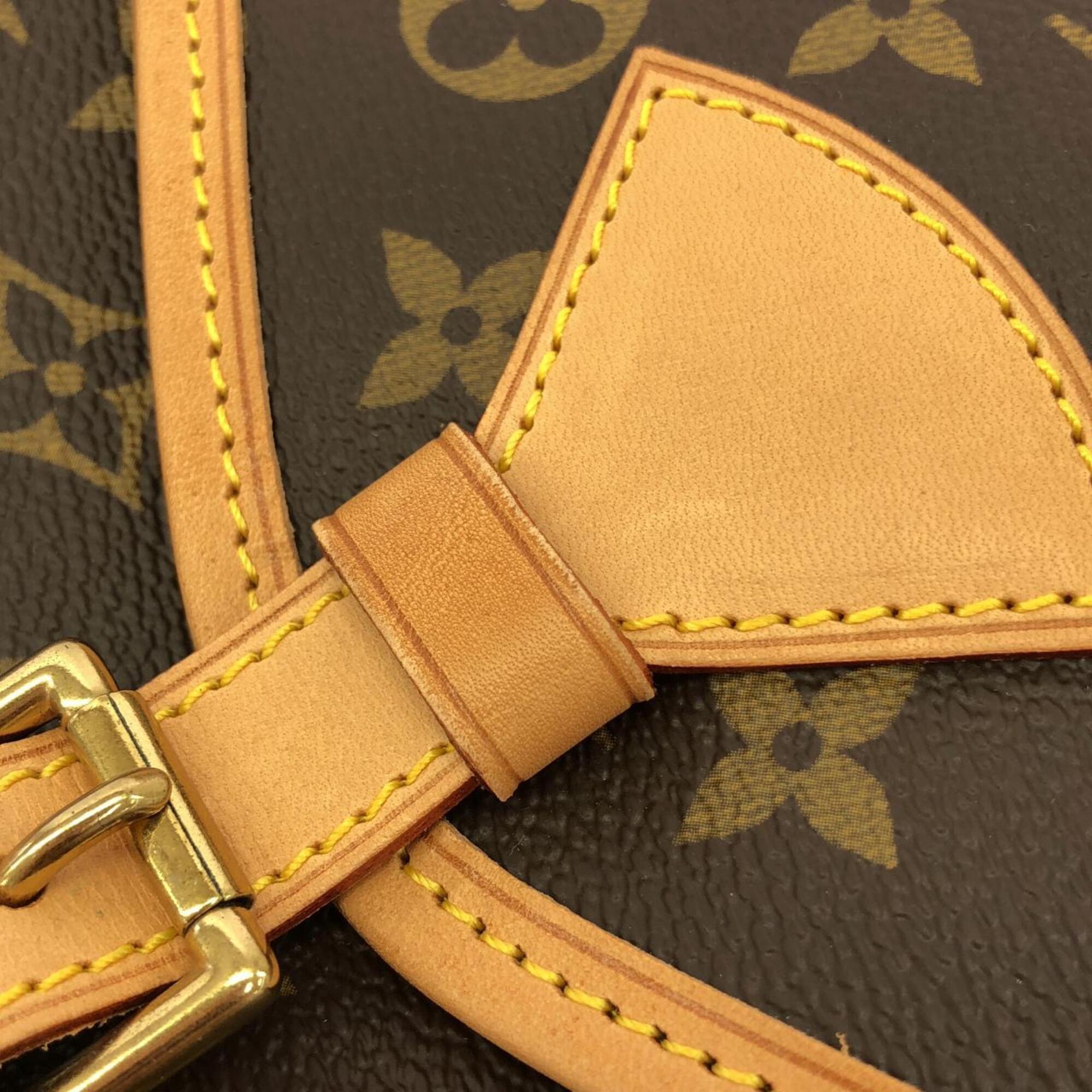 Louis Vuitton Marron Coated Canvas Handbag (Pre-Owned)