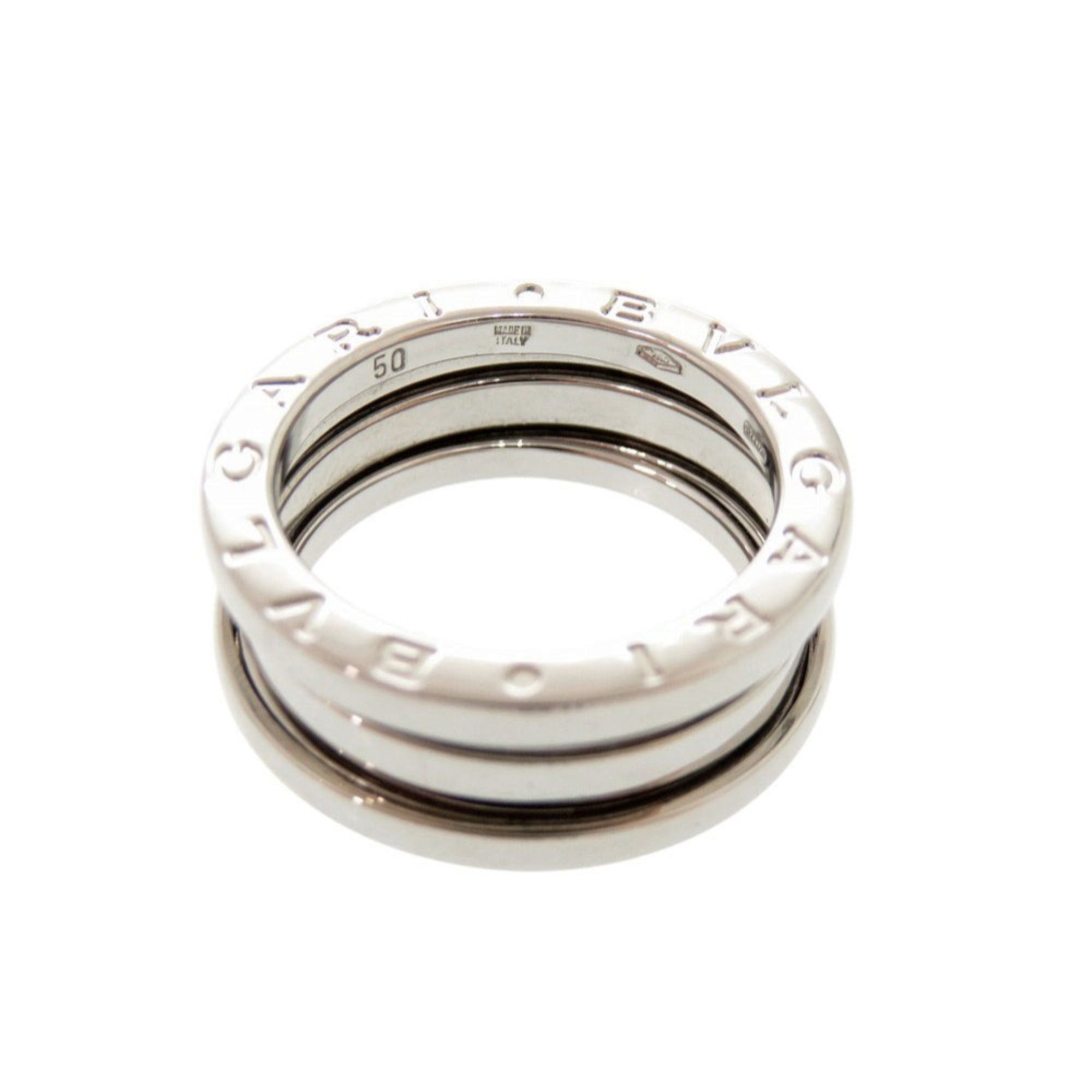 Bvlgari B.Zero1 White White Gold (18K) Band Ring (Pre-Owned)