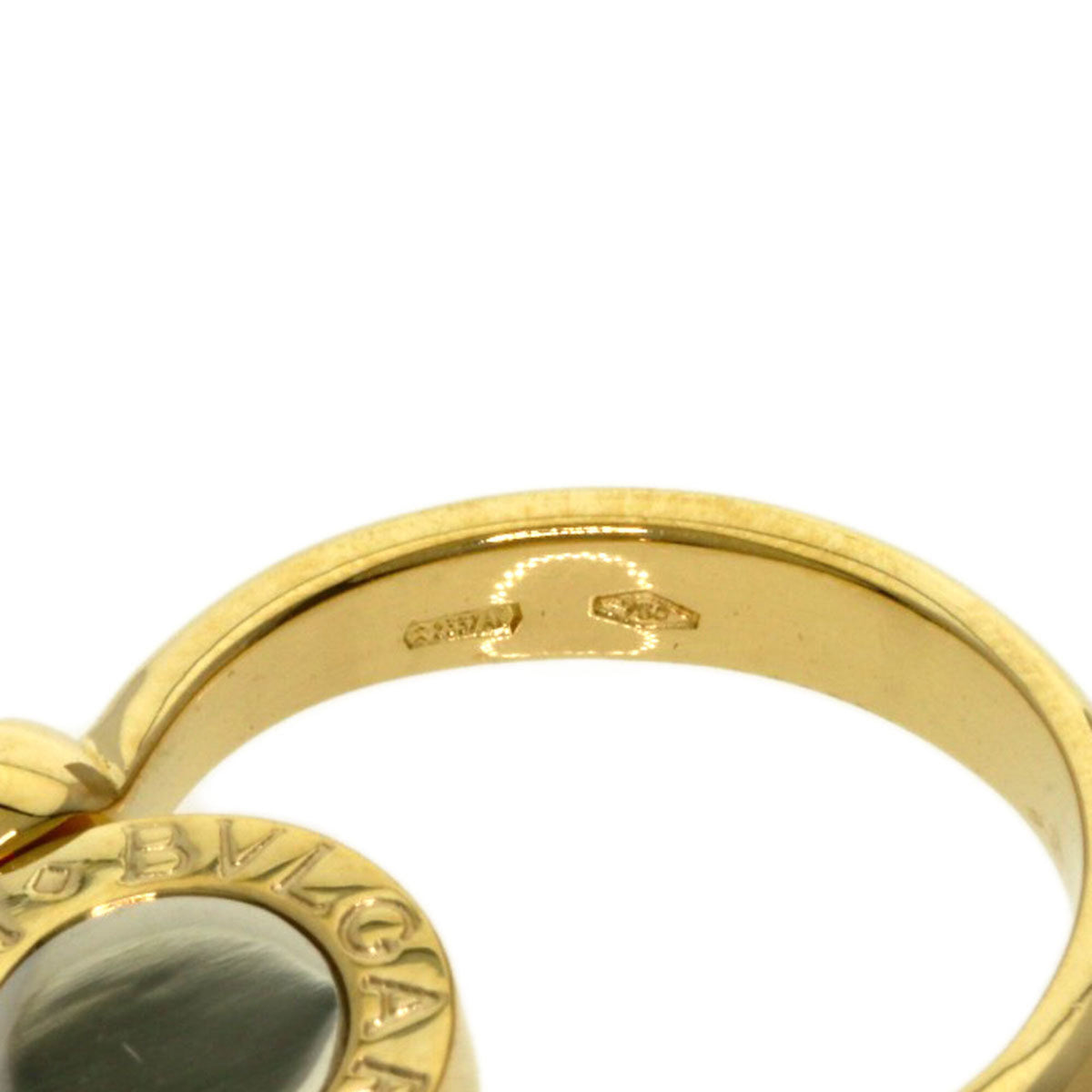 Bvlgari Bvlgari Bvlgari Yellow Gold (18K) Band Ring (Pre-Owned)