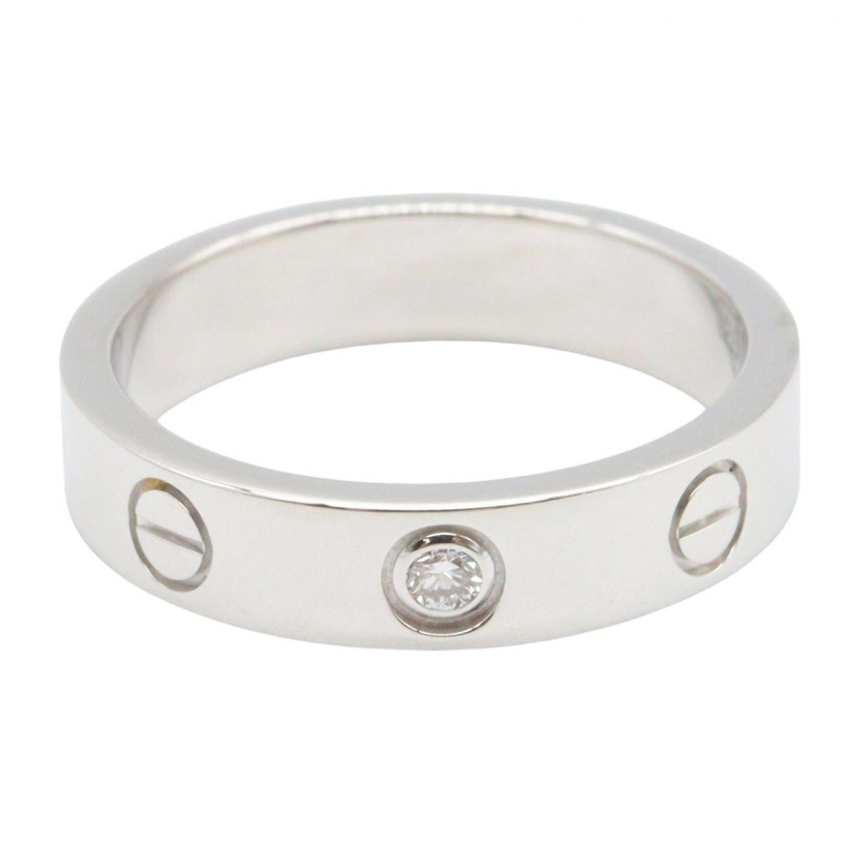 Cartier White Gold White Gold (18K) Band Ring (Pre-Owned)
