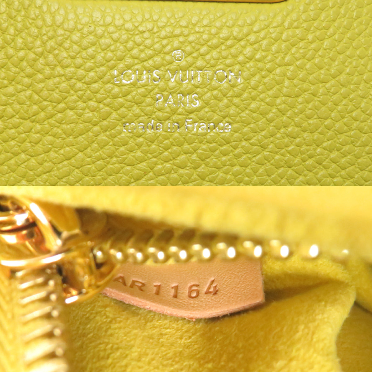 Louis Vuitton Pistache Monogram Leather Handbag (Pre-Owned)