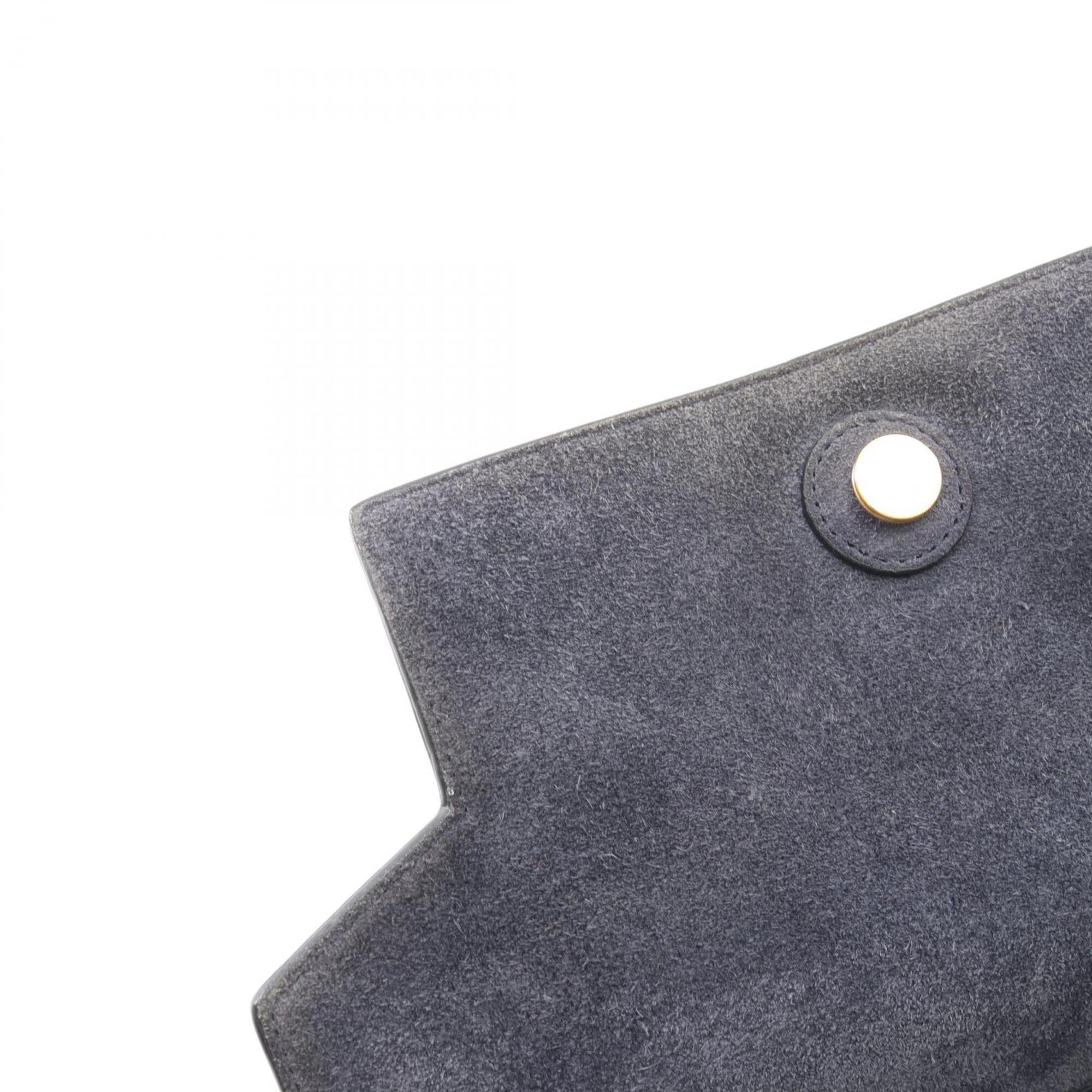Celine Navy Leather Handbag (Pre-Owned)