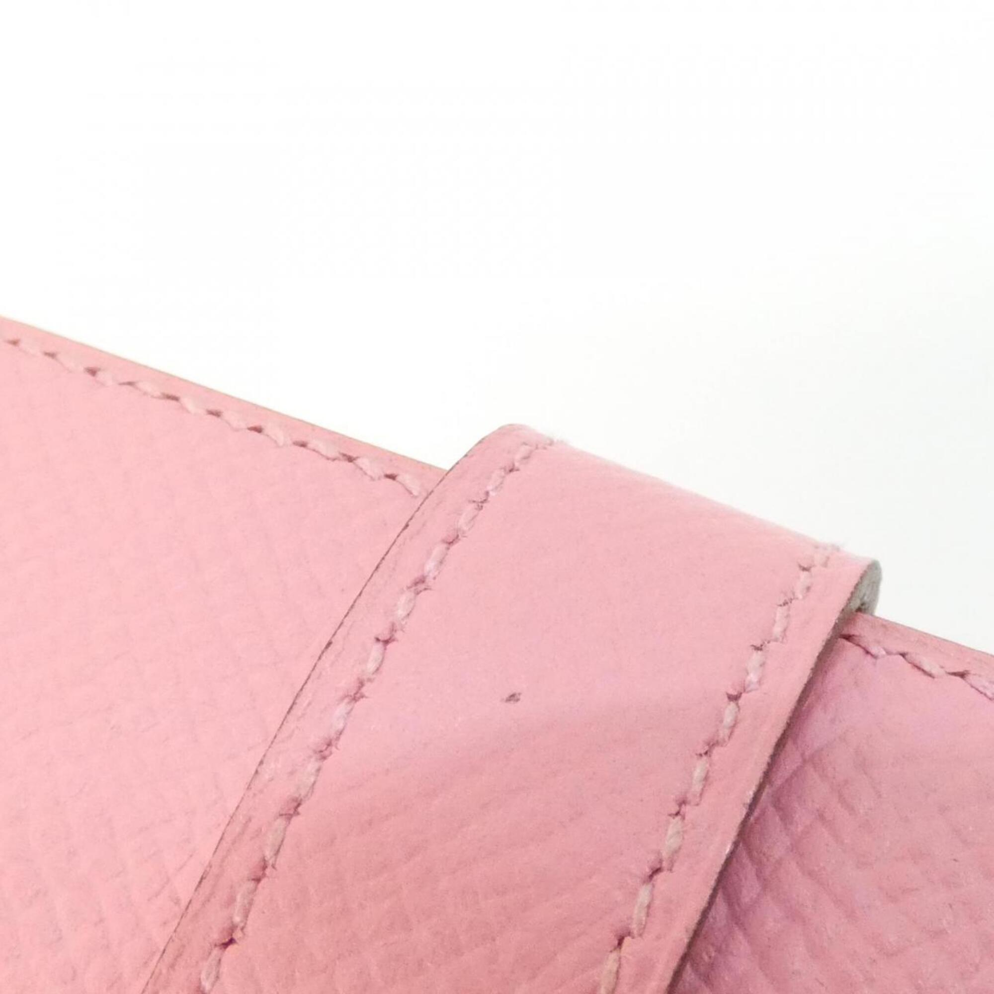 Hermes Pink Rose Confetti Epsom Leather Wallet (Bi-Fold) (Pre-Owned)