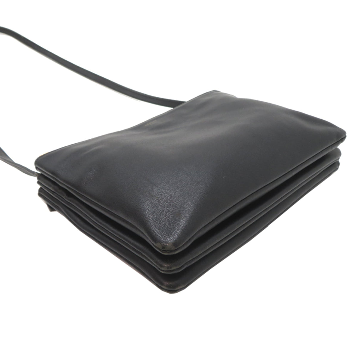 Celine Black Leather Shoulder Bag (Pre-Owned)