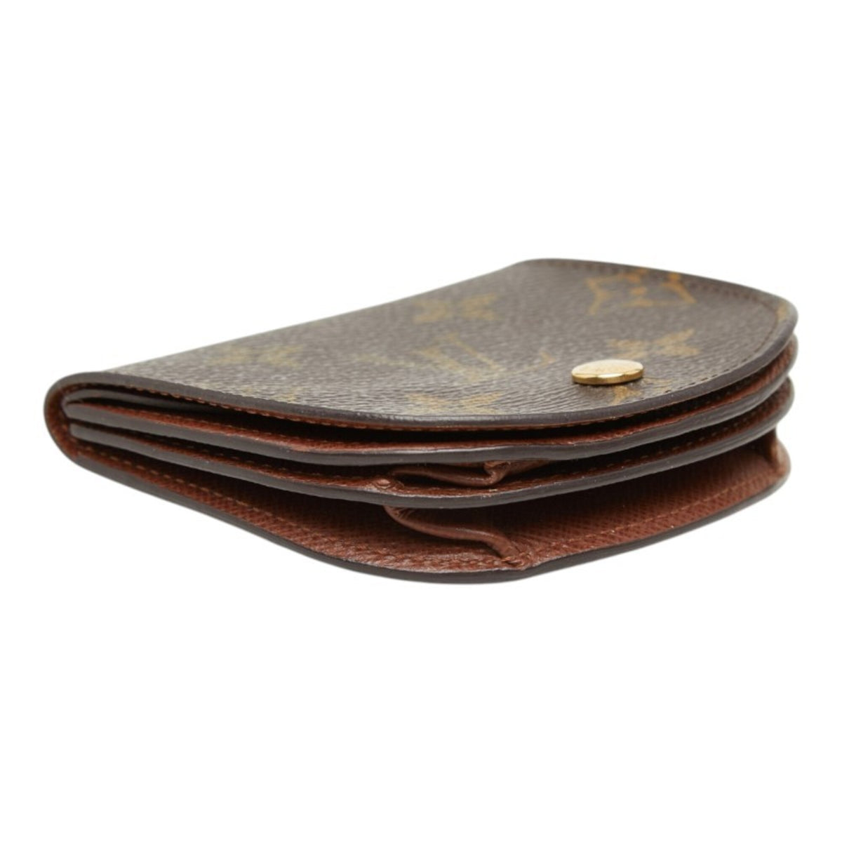 Louis Vuitton Brown Pvc Leather Coin Purse/Coin Case (Pre-Owned)