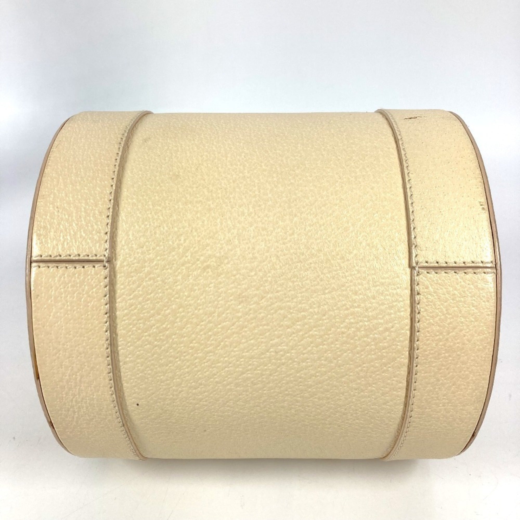 Bvlgari White Leather Shoulder Bag (Pre-Owned)