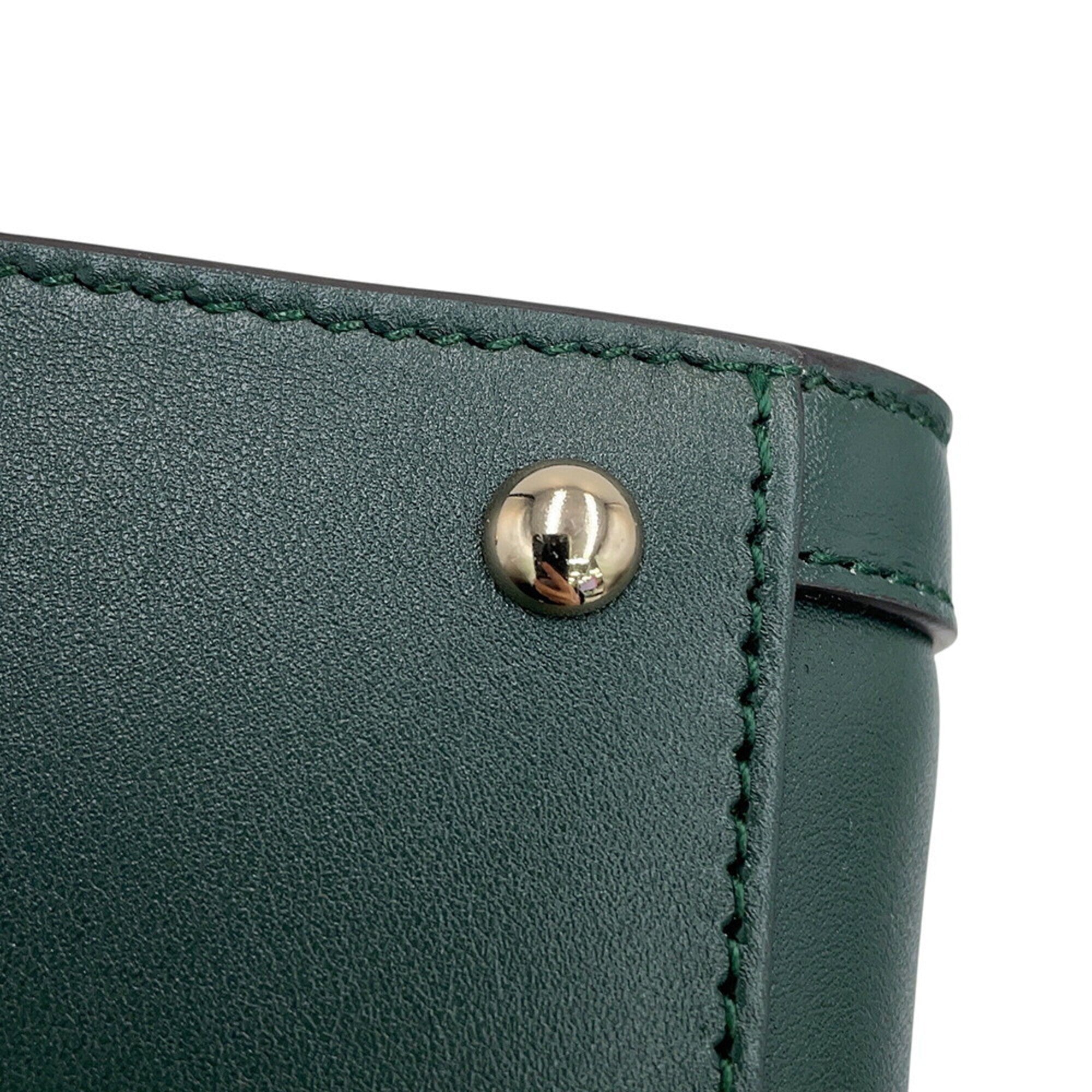 Gucci Green Leather Handbag (Pre-Owned)