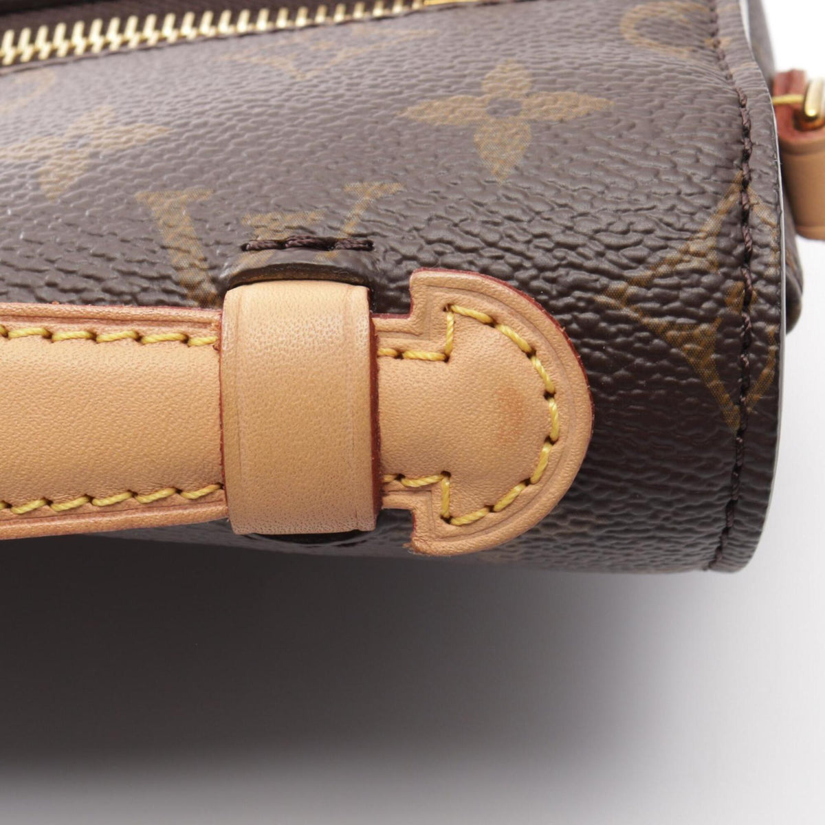 Louis Vuitton Brown Coated Canvas Pvc Leather Handbag Pochette (Pre-Owned)