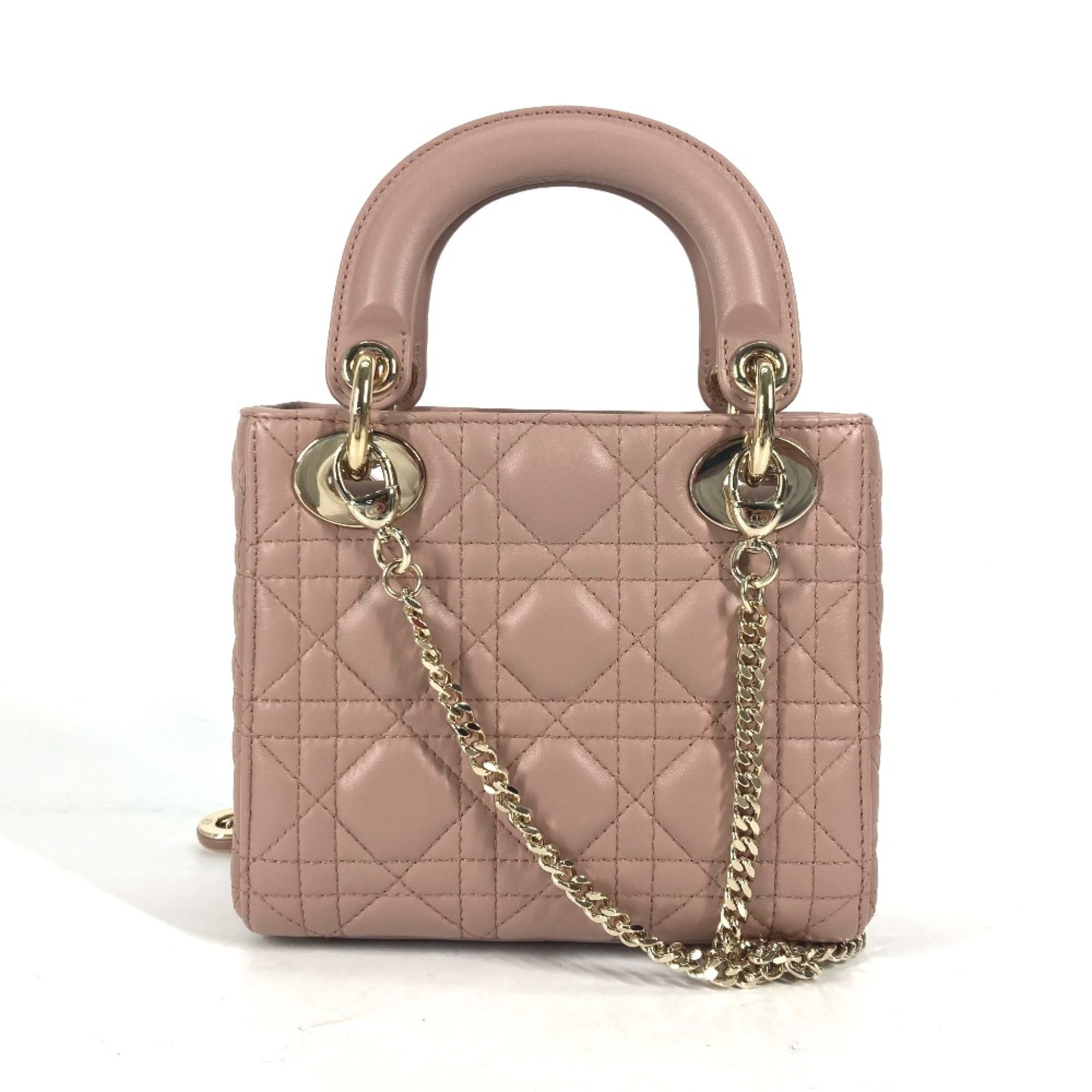 Christian Dior Beige Leather Handbag (Pre-Owned)