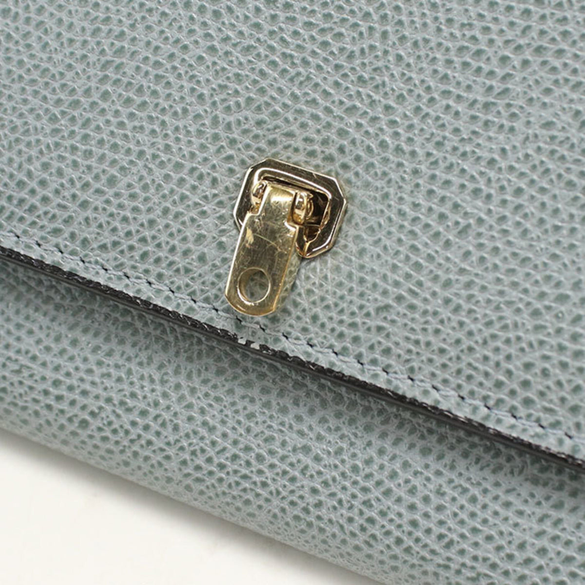 Valextra Gray Long Wallet (Bi-Fold) (Pre-Owned)