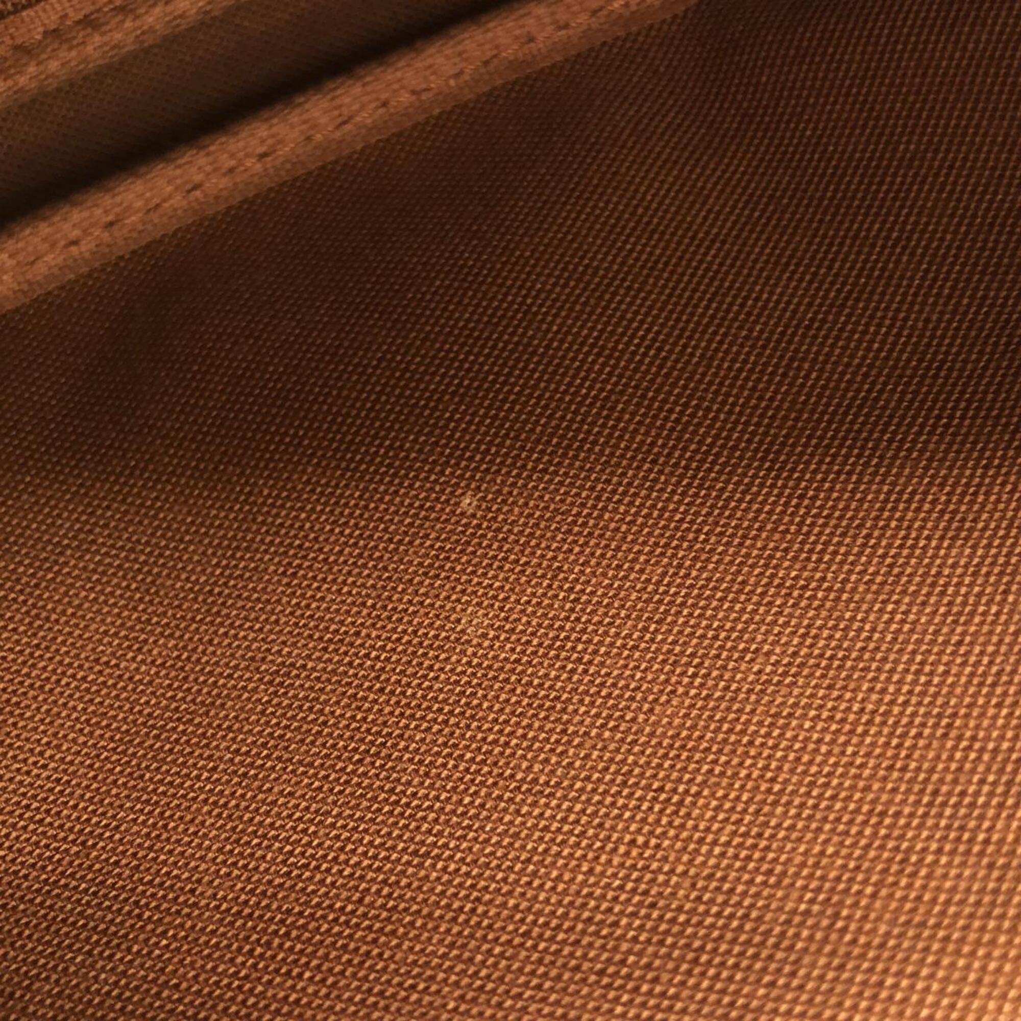 Louis Vuitton Brown Coated Canvas Pochette Pouch (Pre-Owned)