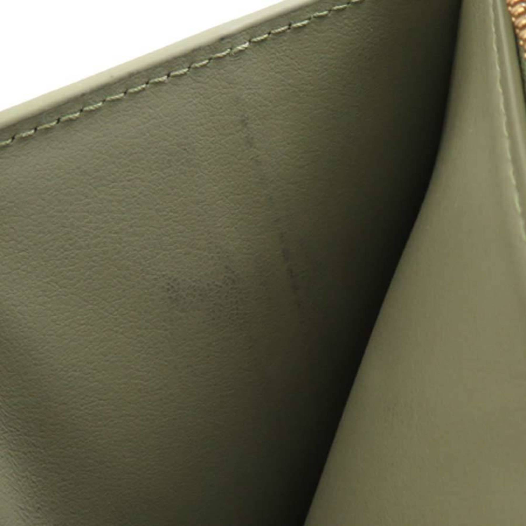 Bottega Veneta Green Leather Wallet (Bi-Fold) (Pre-Owned)