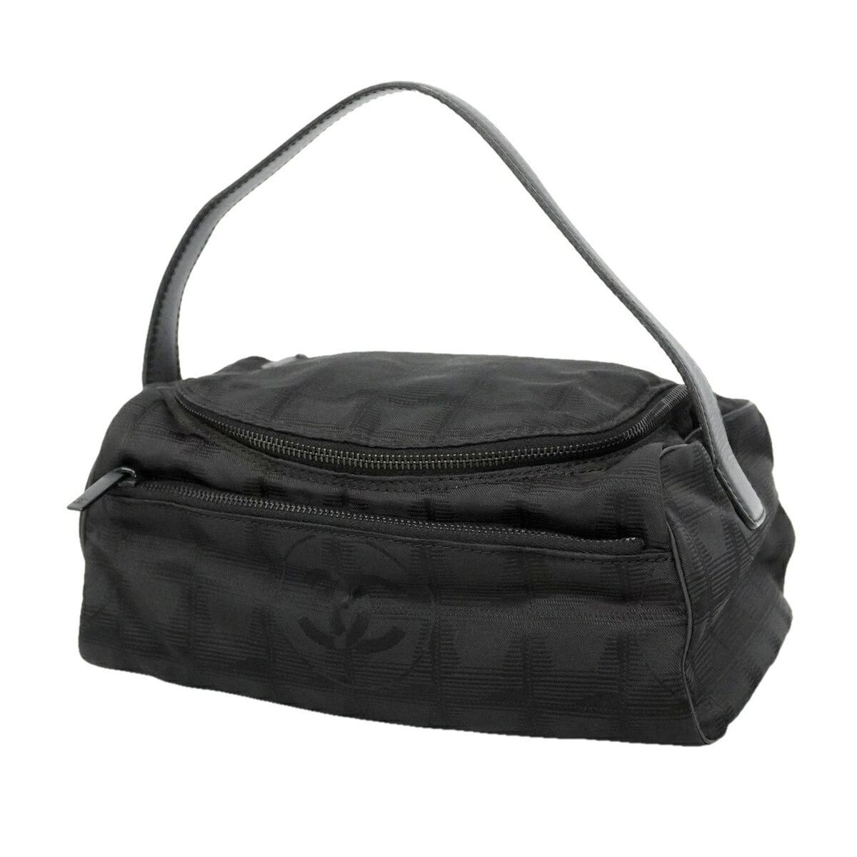 Chanel Black Nylon Vanity Bag (Pre-Owned)