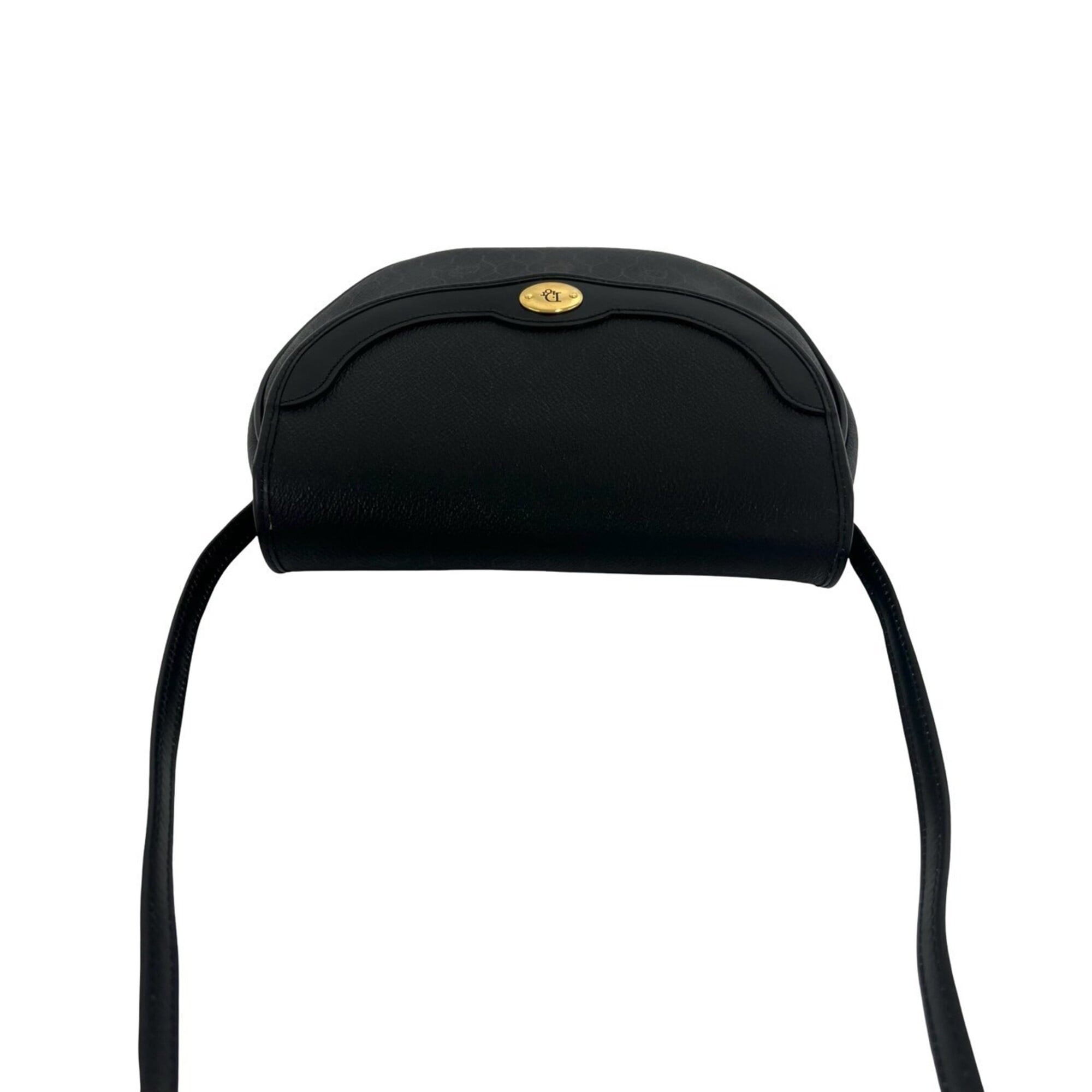 Christian Dior Black Leather Pvc Shoulder Bag (Pre-Owned)