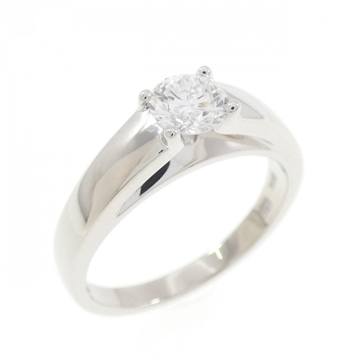 Bvlgari Platinum Platinum 950 Band Ring (Pre-Owned)