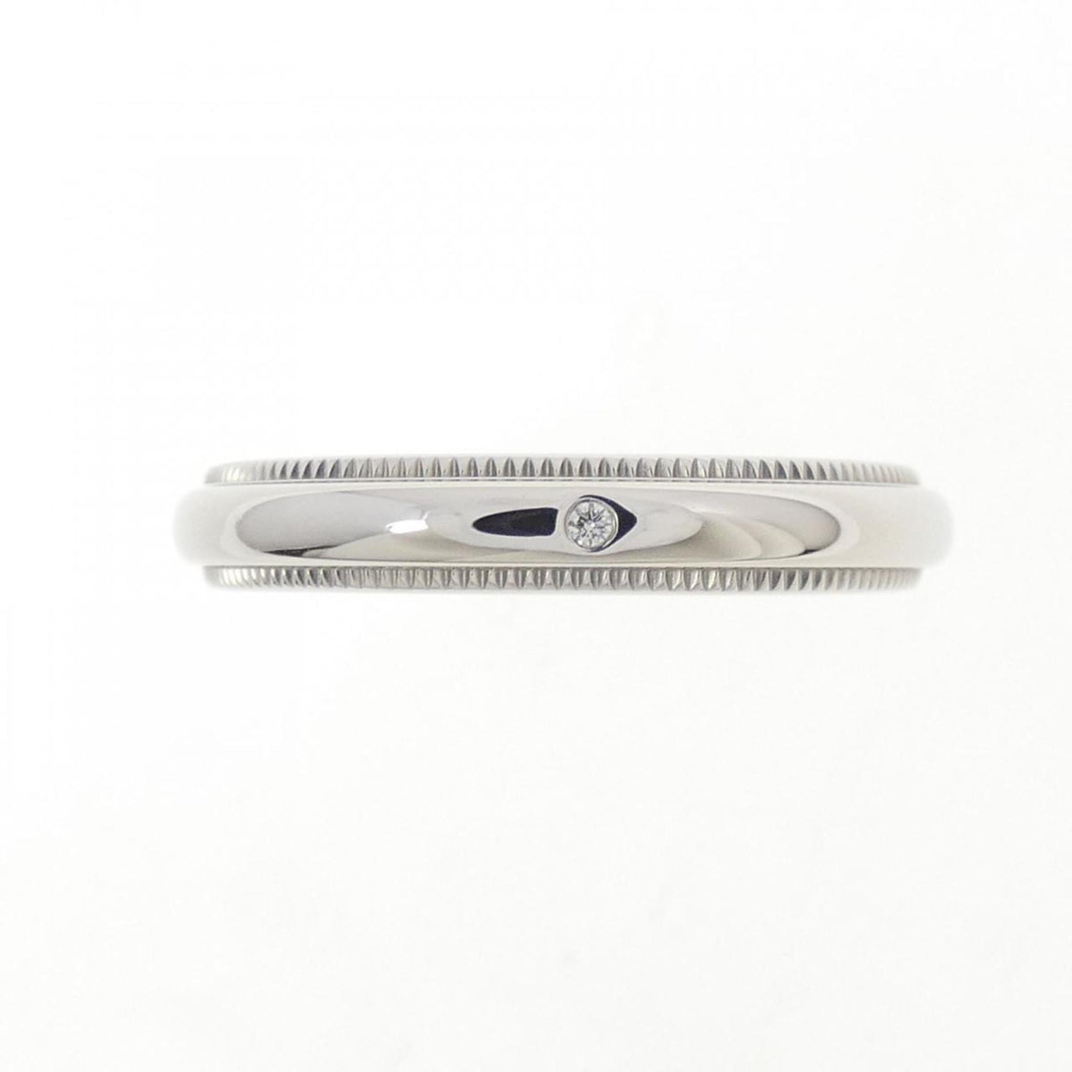 Tiffany Platinum Platinum 950 Band Ring (Pre-Owned)