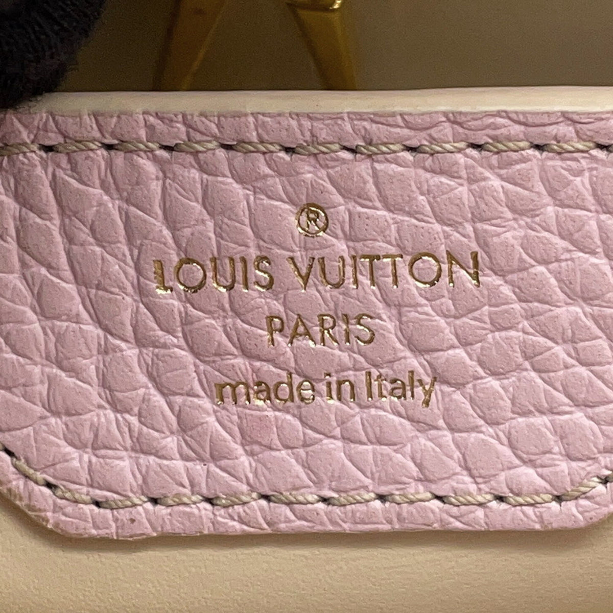 Louis Vuitton White Leather Handbag (Pre-Owned)