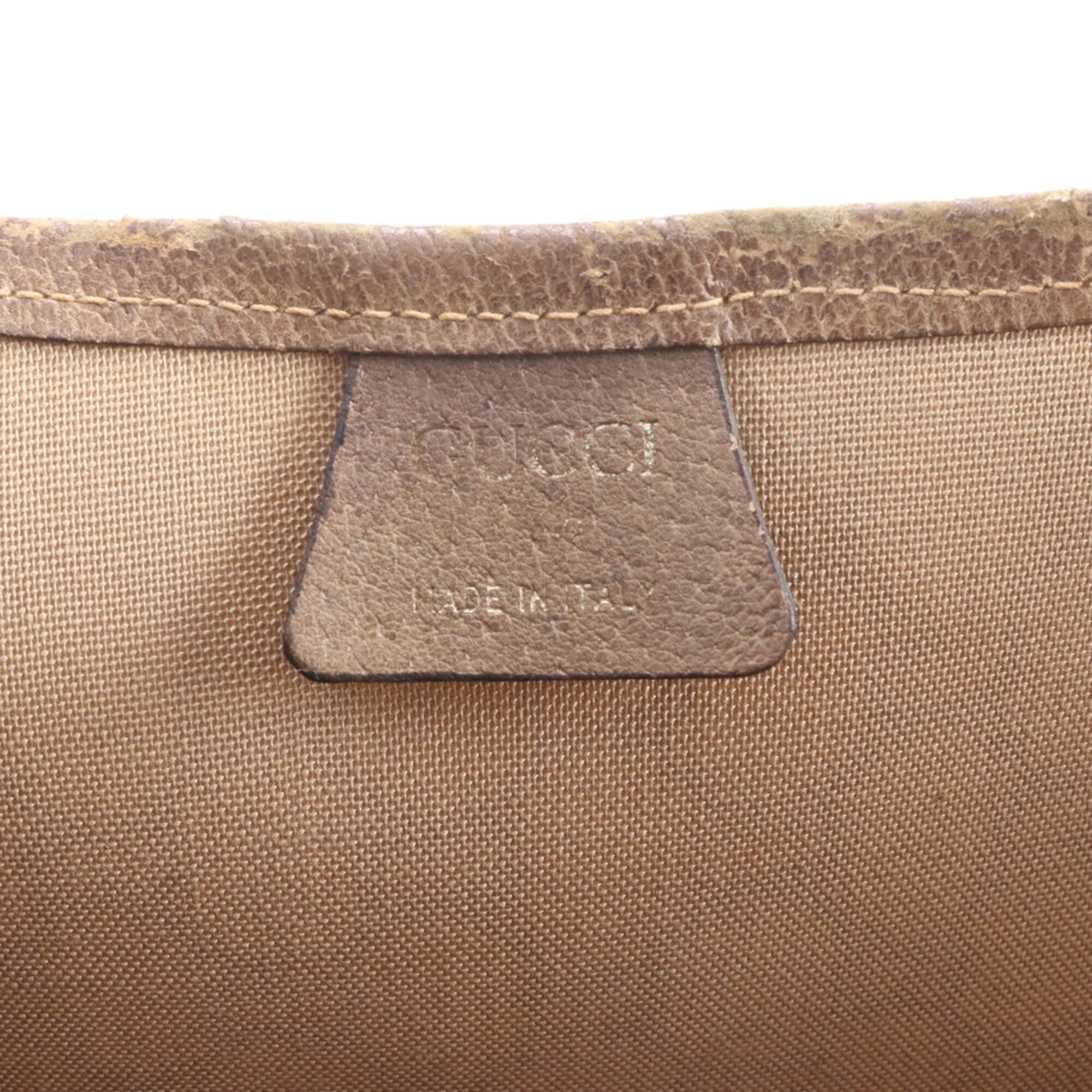 Gucci Sherry Line Brown Gg Plus Shoulder Bag (Pre-Owned)