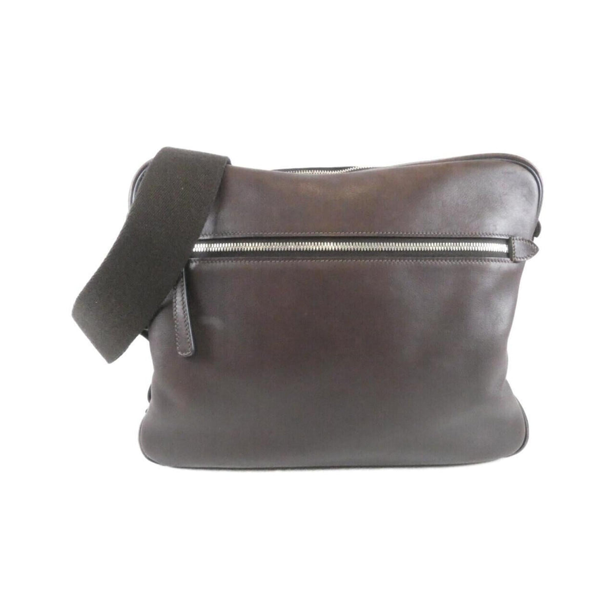 Hermes Brown Evergrain Leather Shoulder Bag (Pre-Owned)