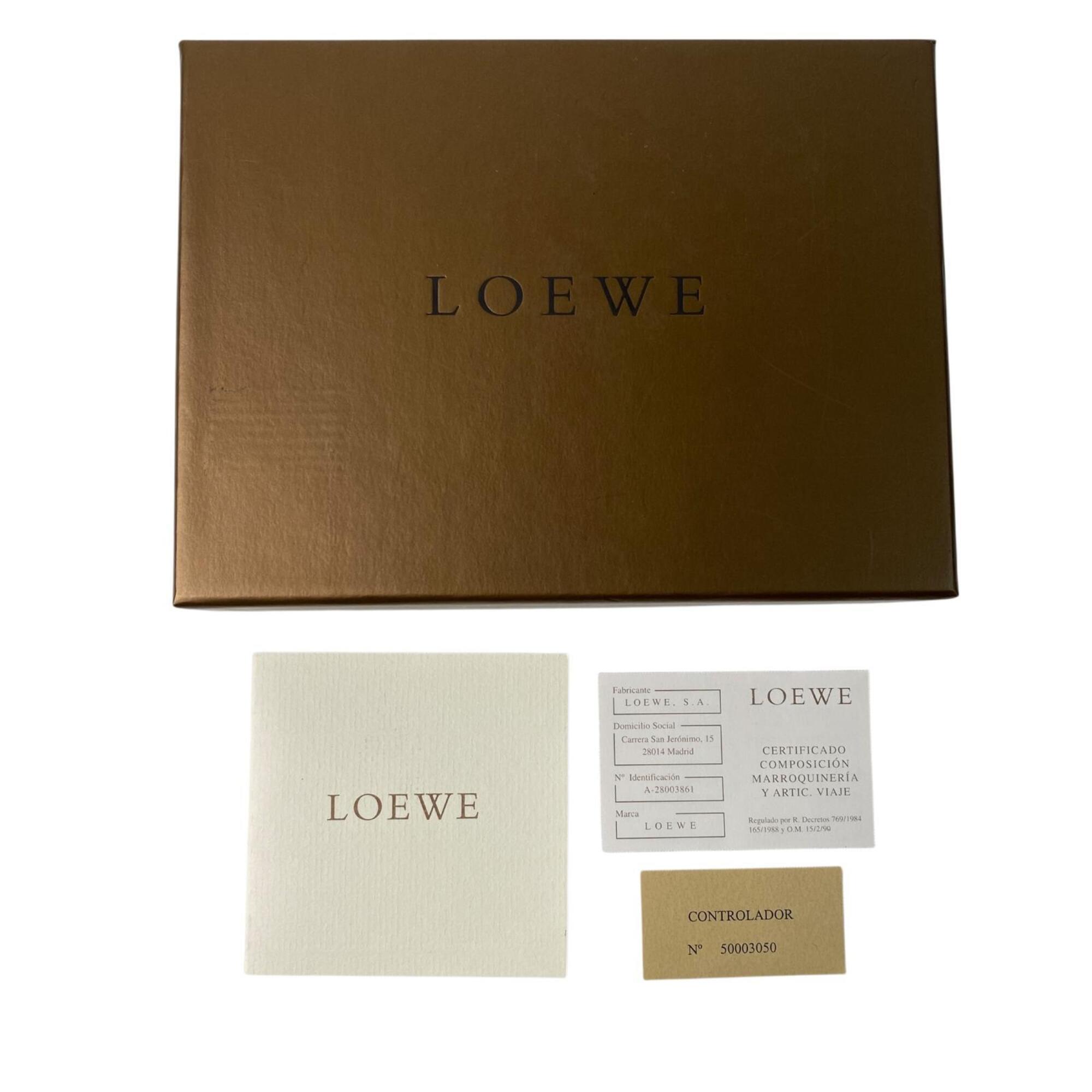 Loewe Black Leather Coin Purse/Coin Case (Pre-Owned)