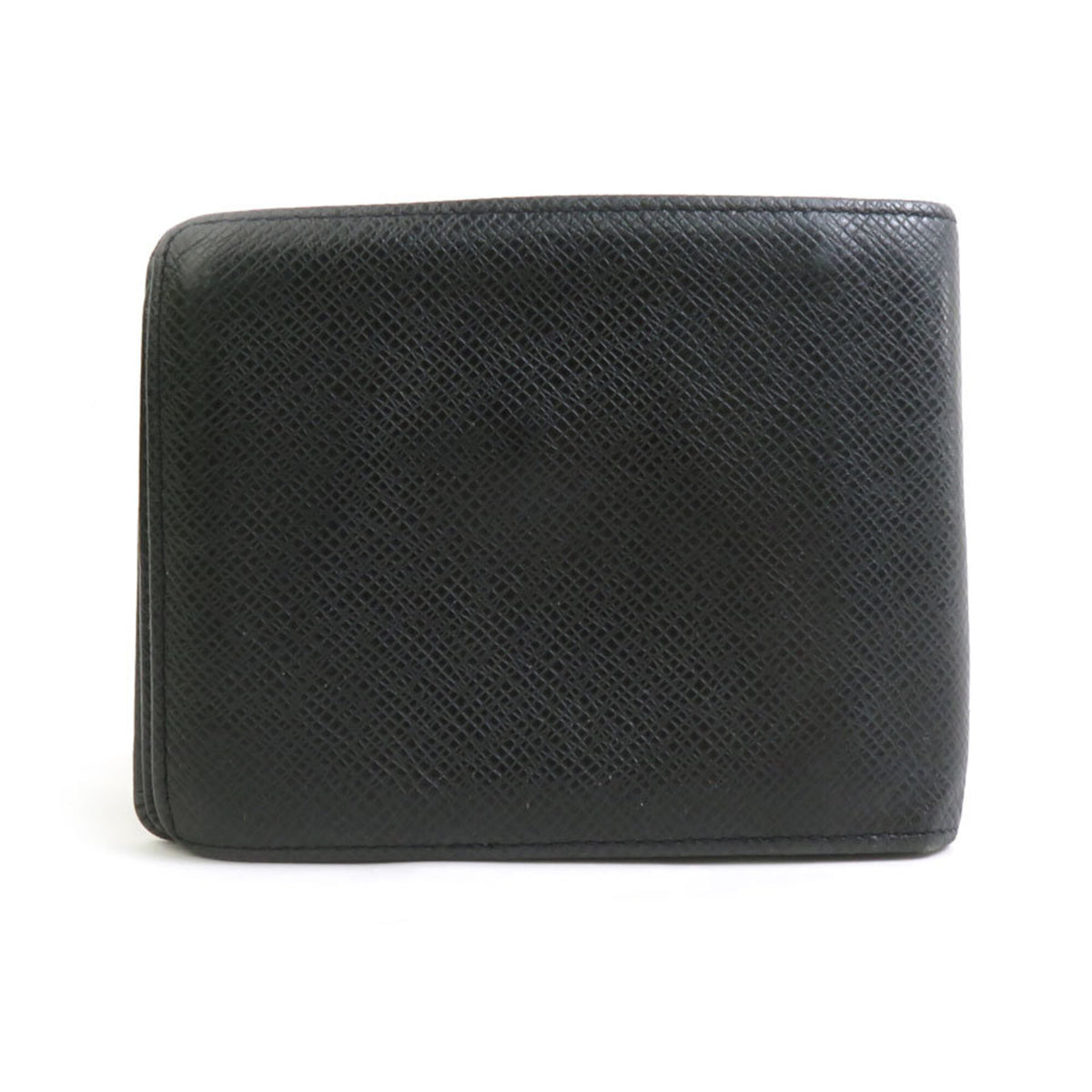 Louis Vuitton Black Taiga Leather Wallet (Bi-Fold) (Pre-Owned)