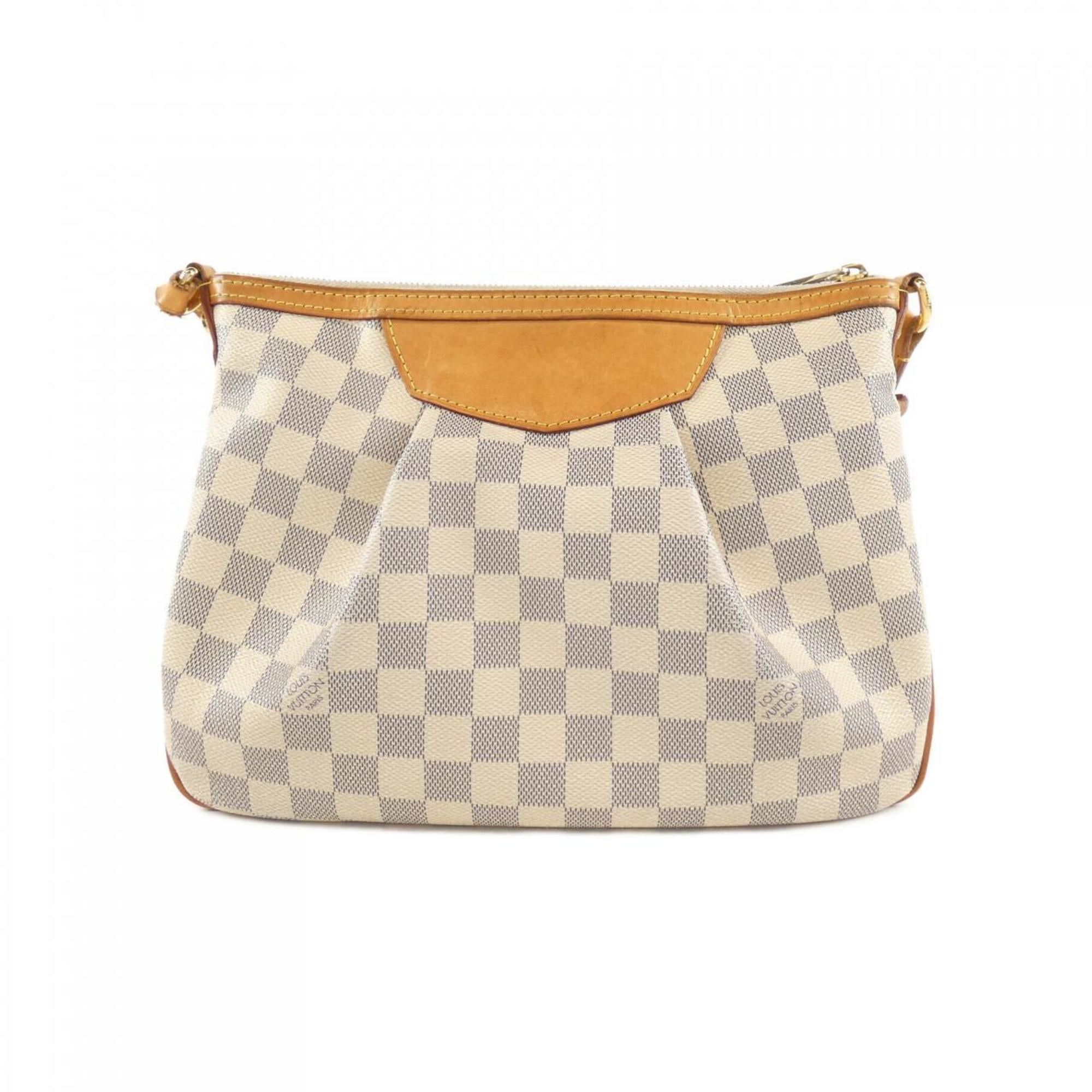 Louis Vuitton Damier Azur Azur Coated Canvas Shoulder Bag (Pre-Owned)