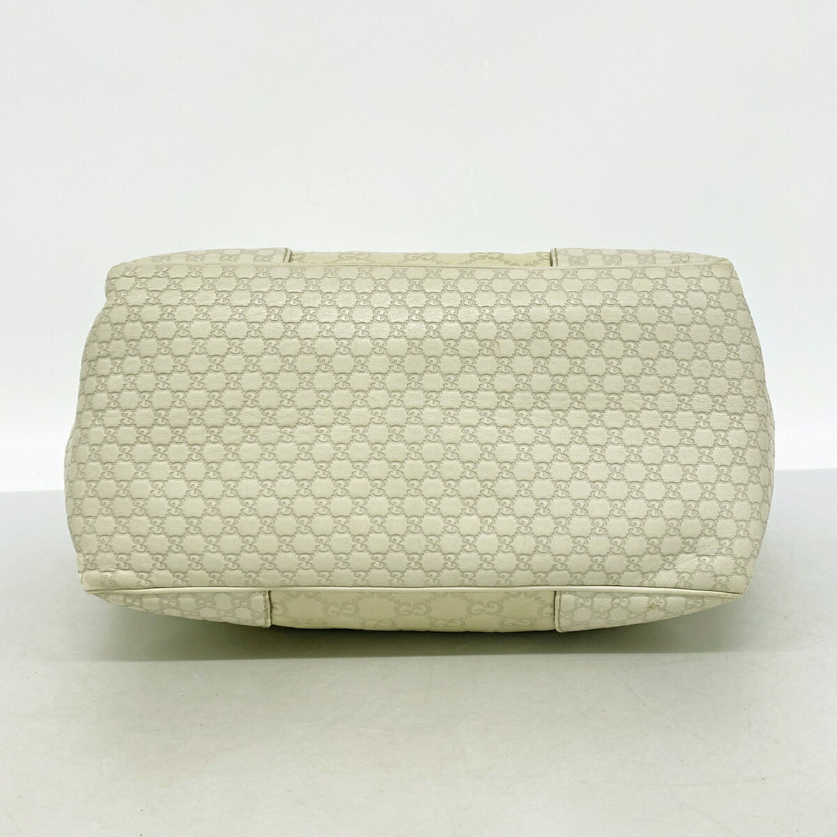 Gucci Beige Leather Tote Bag (Pre-Owned)