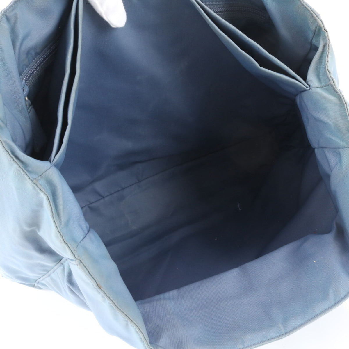 Prada Light Blue Handbag Shoulder Bag Tote Bag (Pre-Owned)