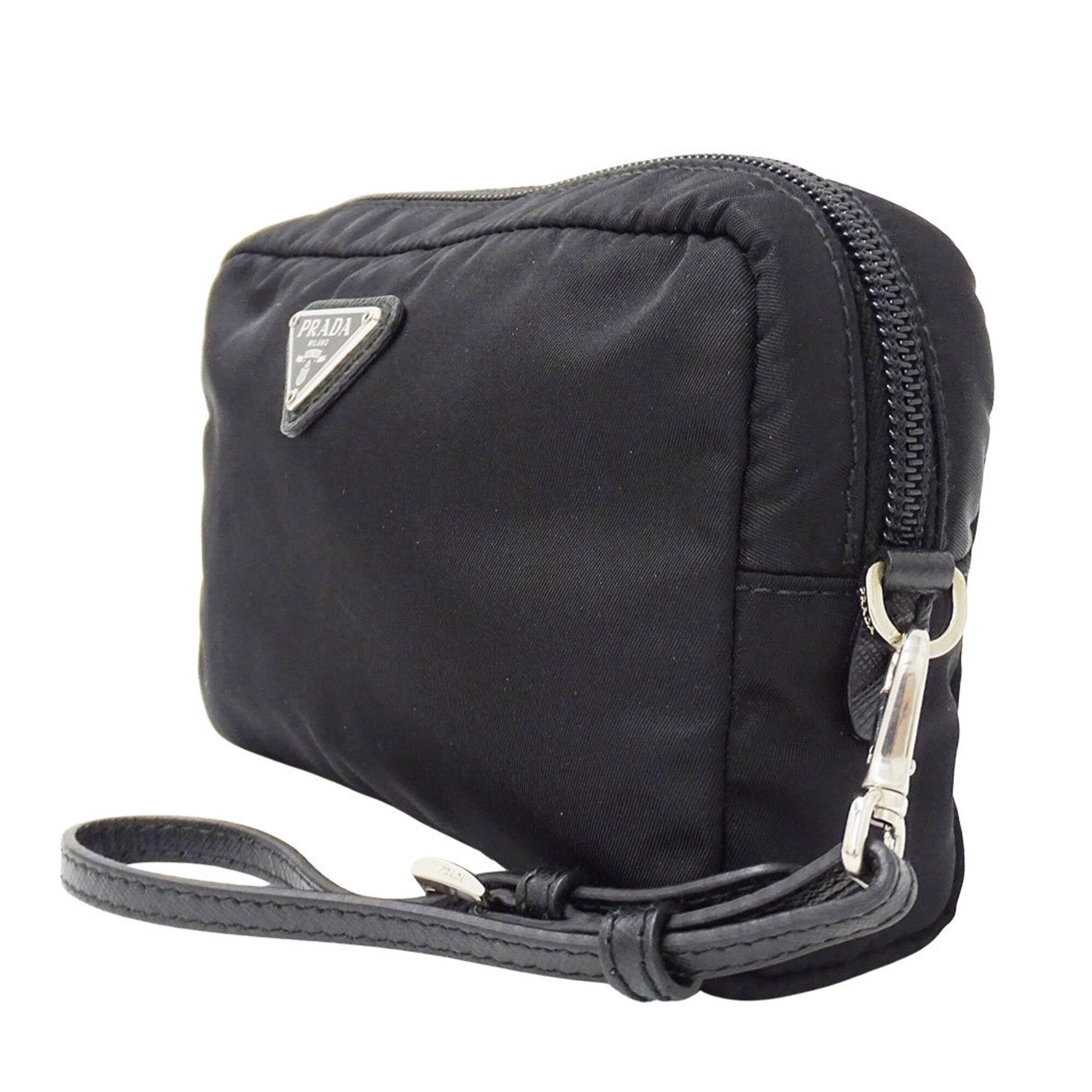 Prada Black Nylon Handbag Pouch (Pre-Owned)