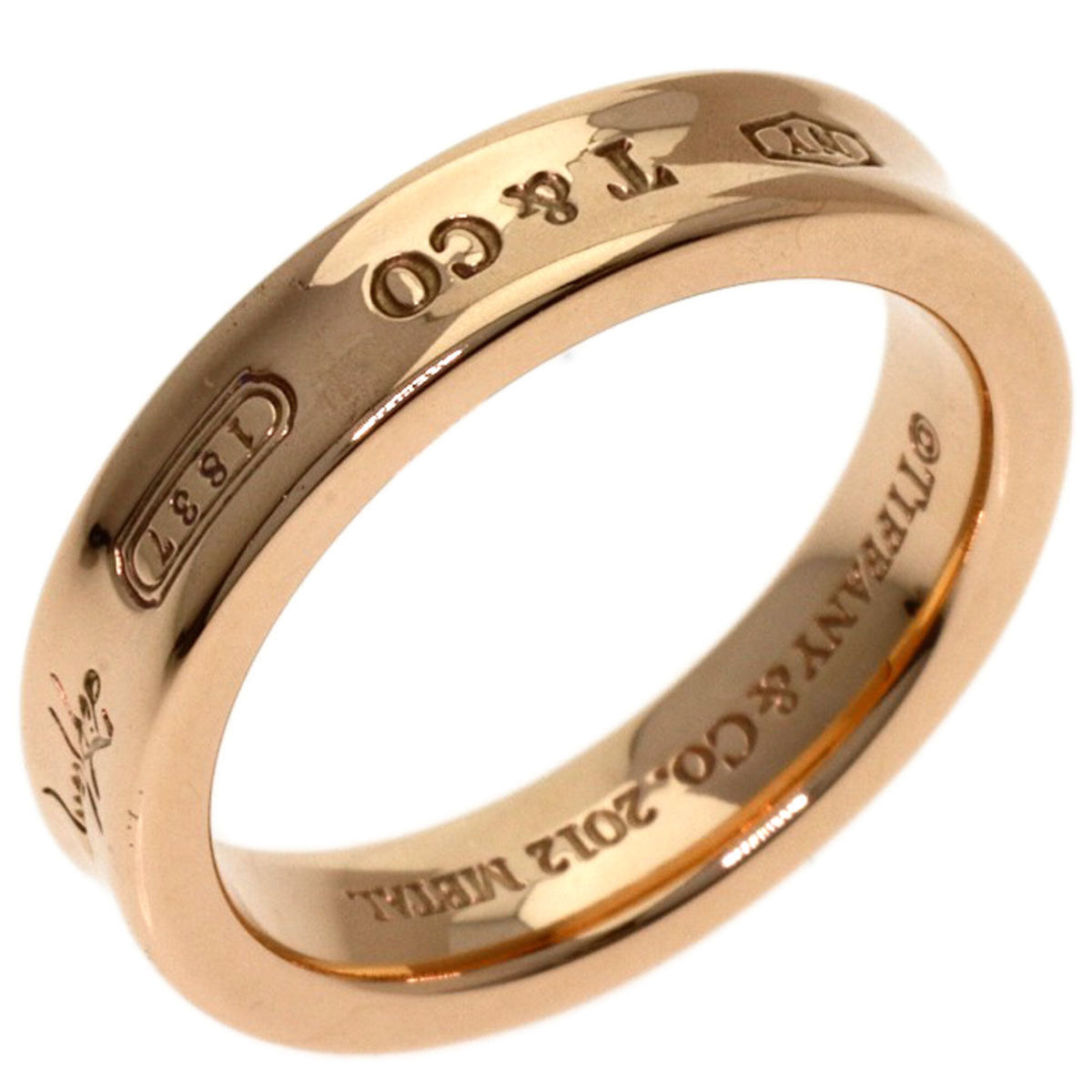 Tiffany Metal Band Ring (Pre-Owned)
