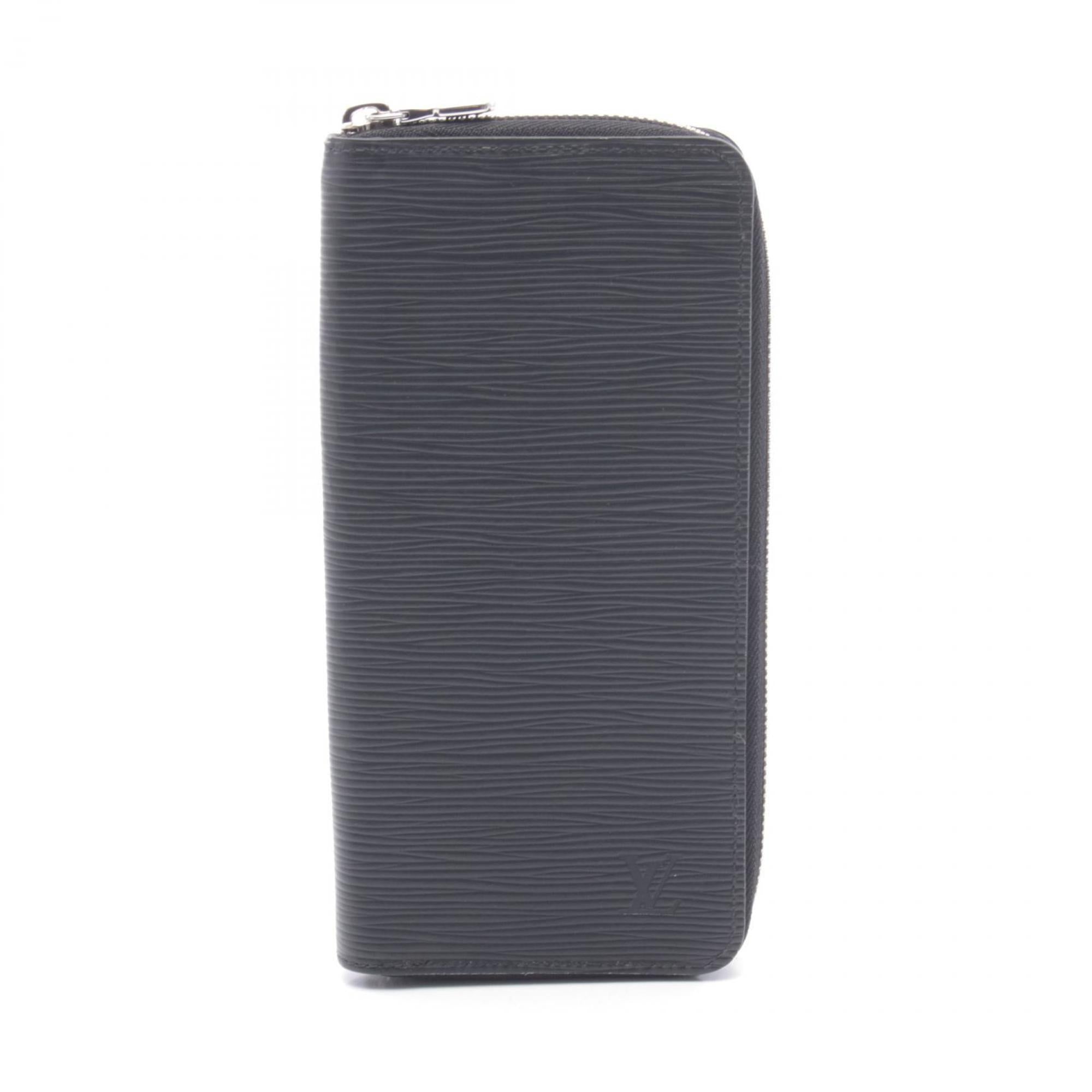 Louis Vuitton Black Noir Epi Leather Long Wallet (Bi-Fold) (Pre-Owned)